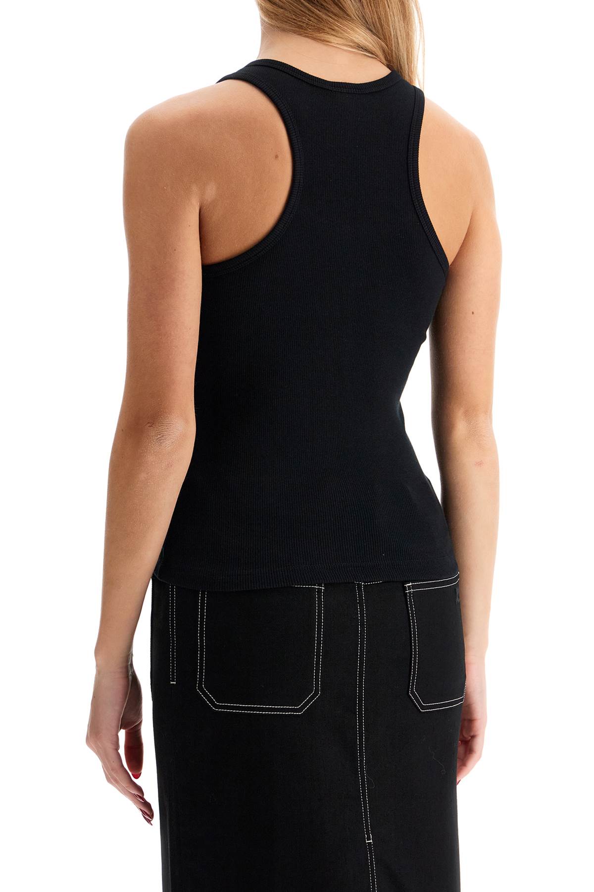 Courreges 90'S Ribbed Tank Top With