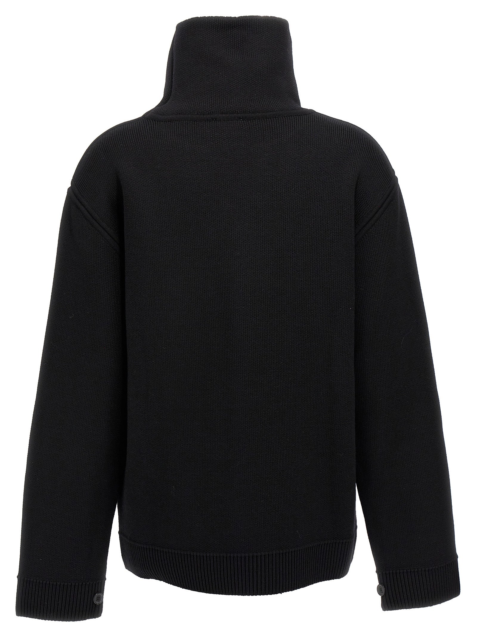 Courreges 'Oversized Mockneck Knit' Sweater