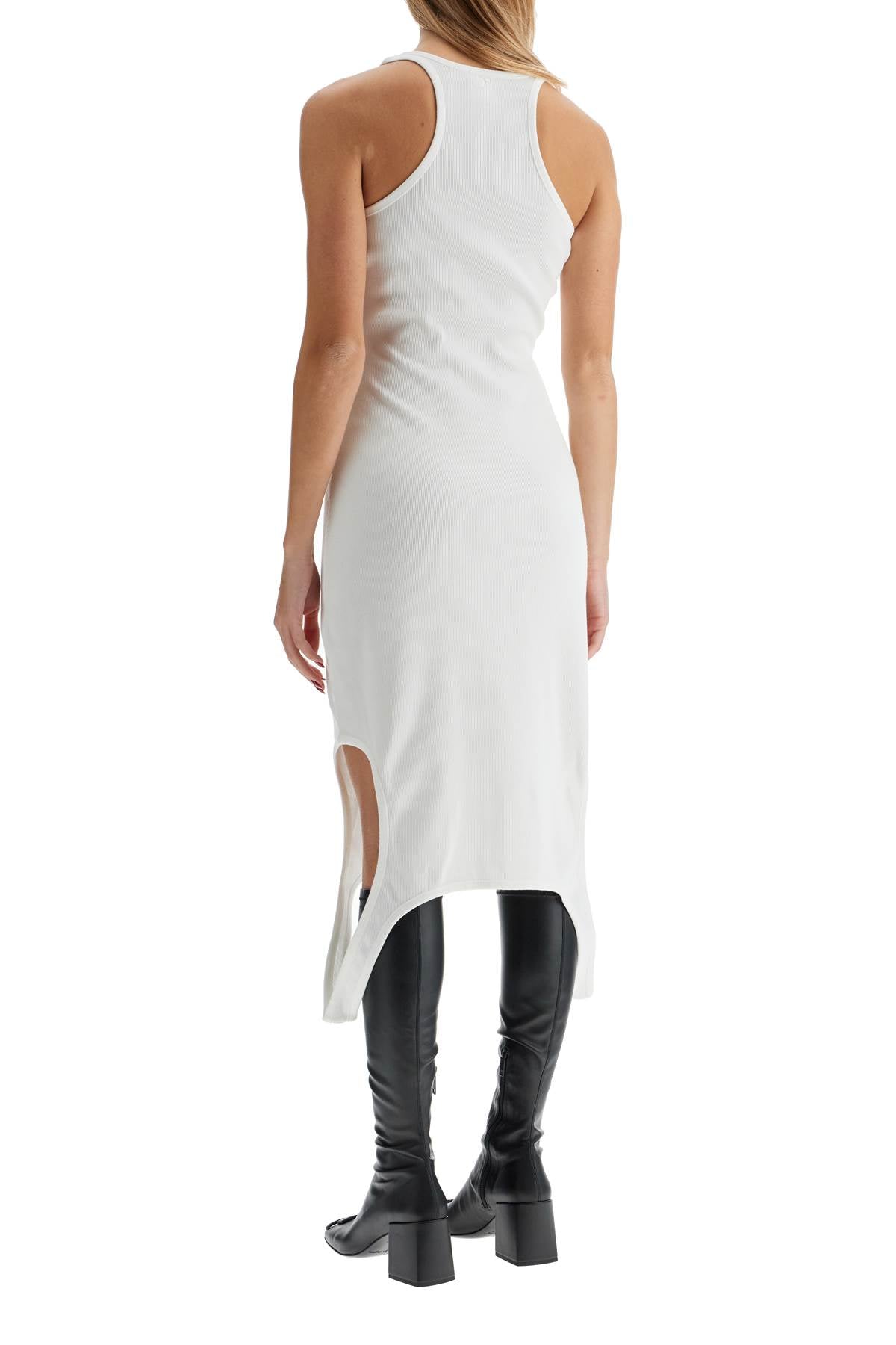 Courreges Pleat Dress With Midi Length