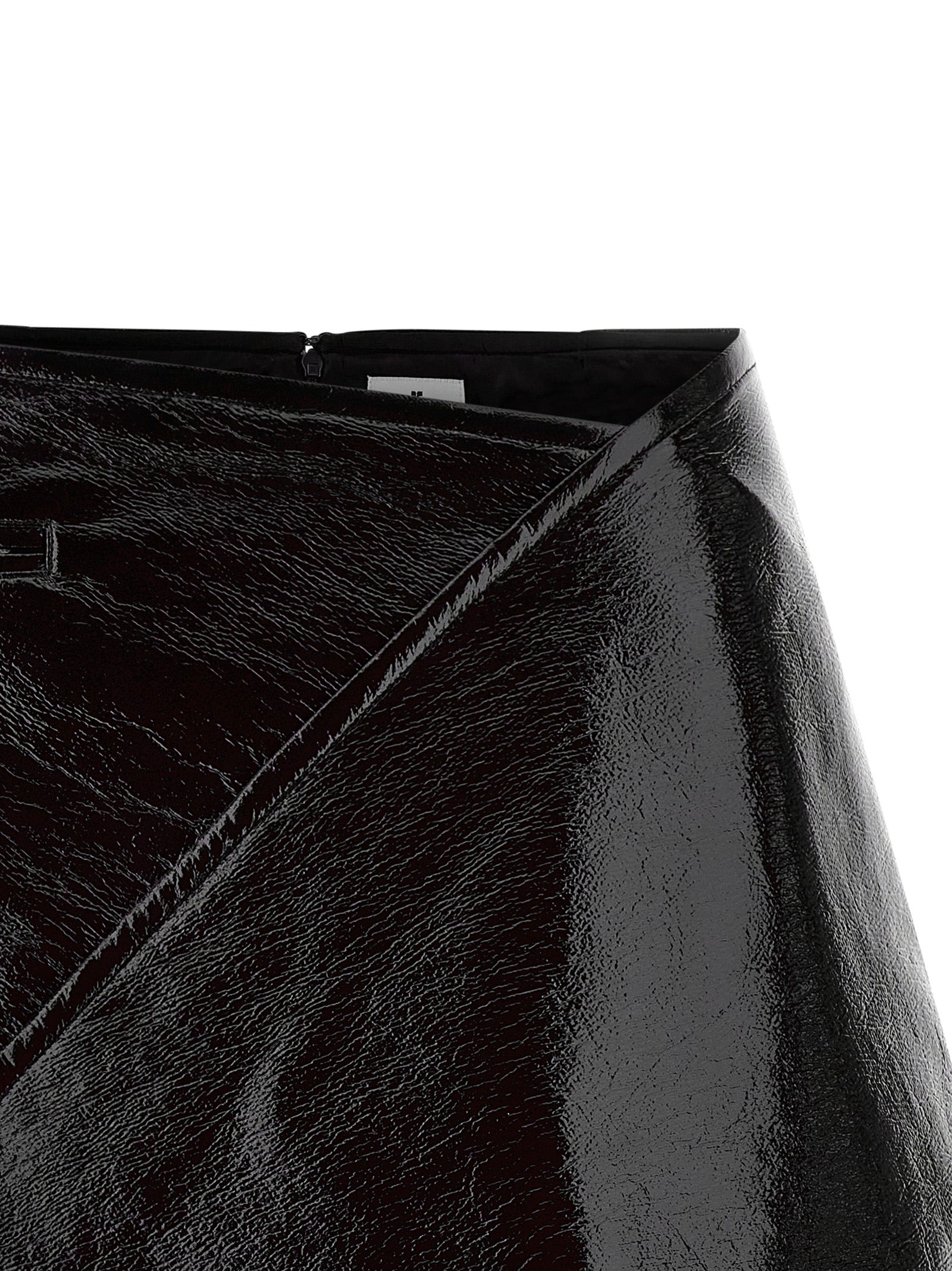 Courreges 'Fold Vinyl Mini' Skirt