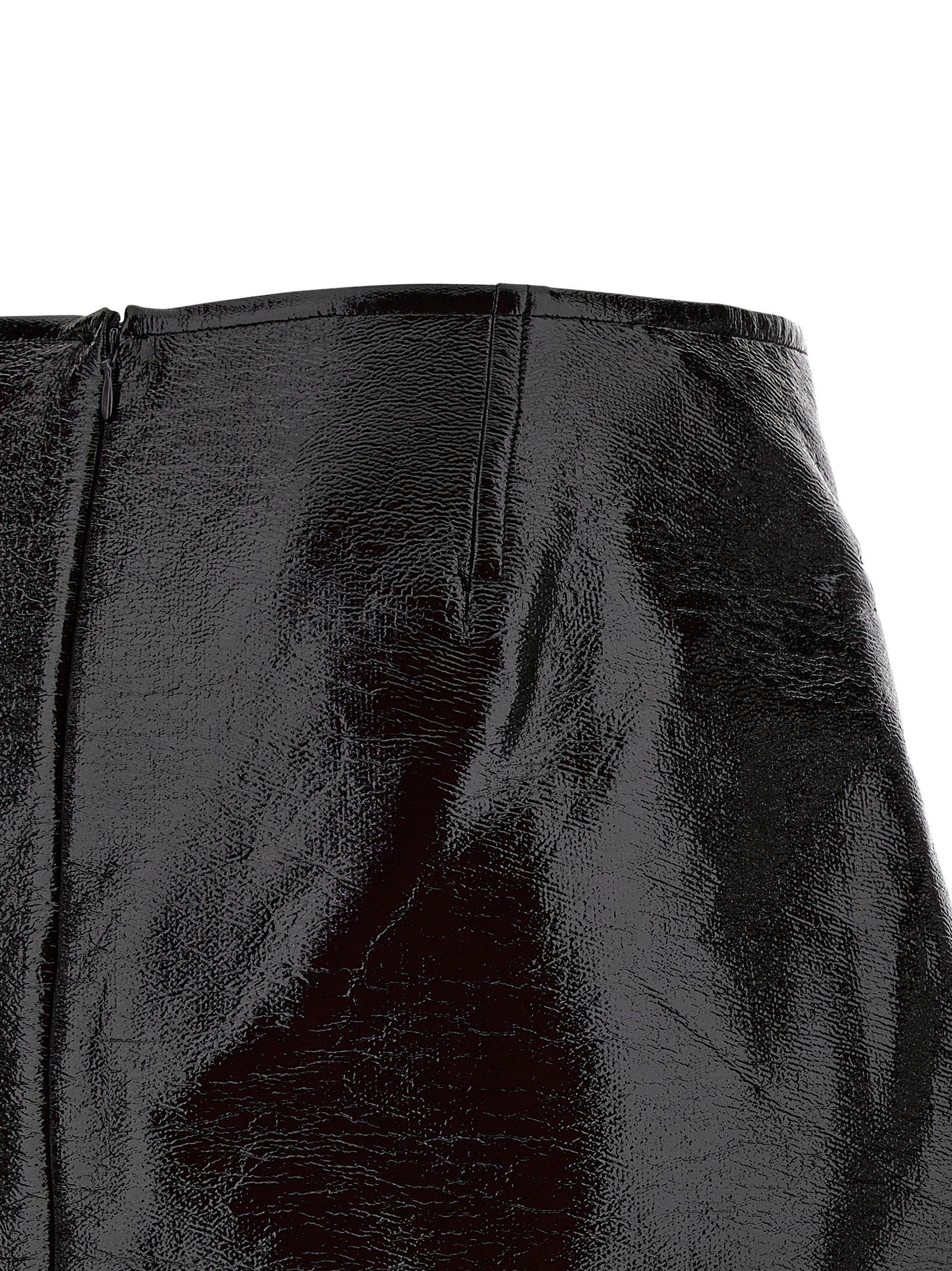Courreges 'Fold Vinyl Mini' Skirt