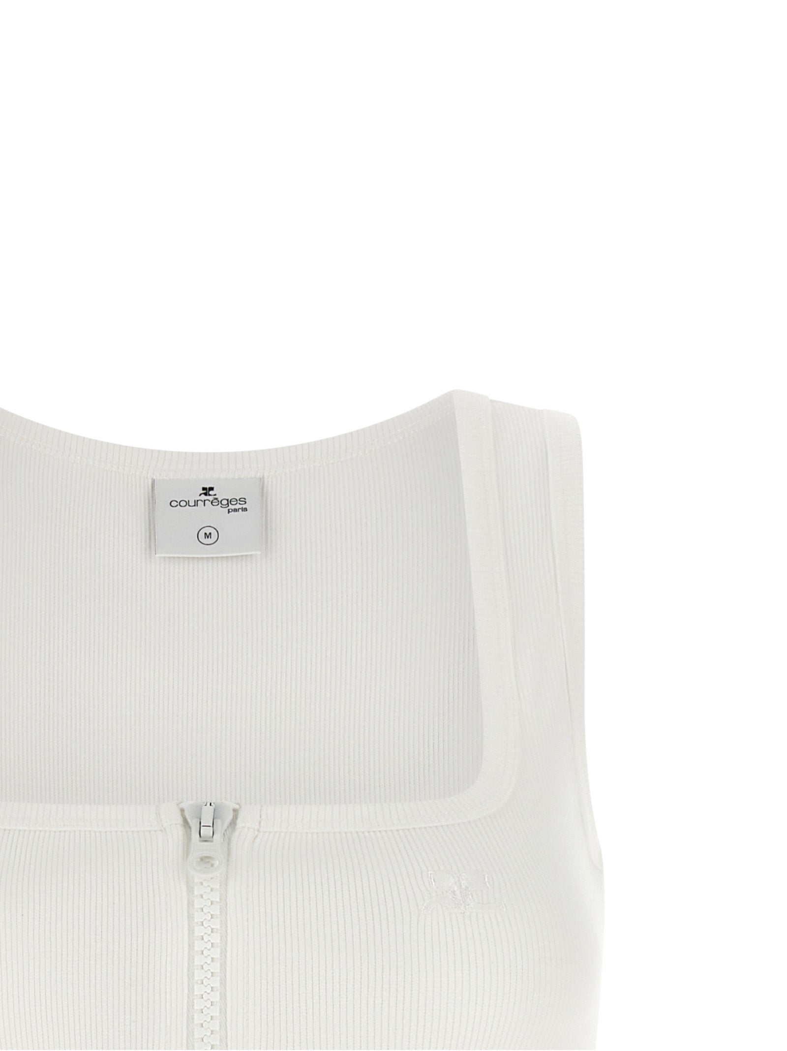 Courreges Top With Front Zip