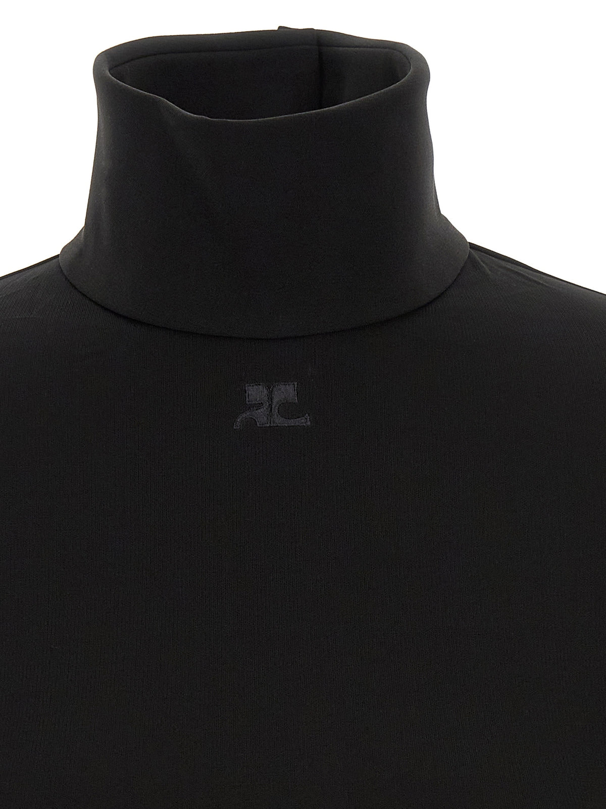 Courreges 'Jersey Mockneck' Bodysuit