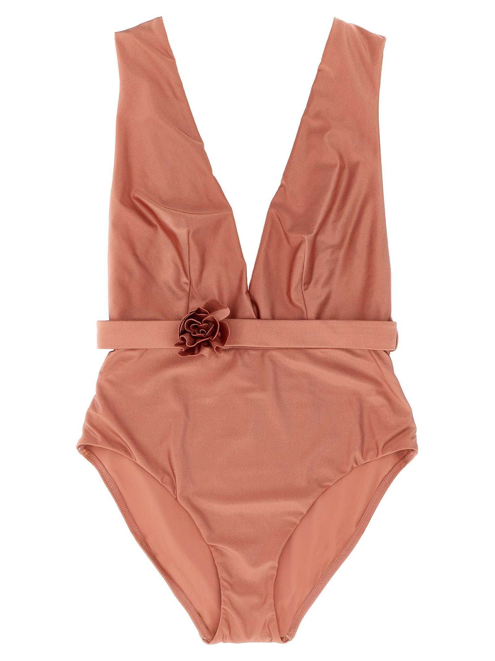 Zimmermann 'Lucky Plunge Flower' One-Piece Swimsuit