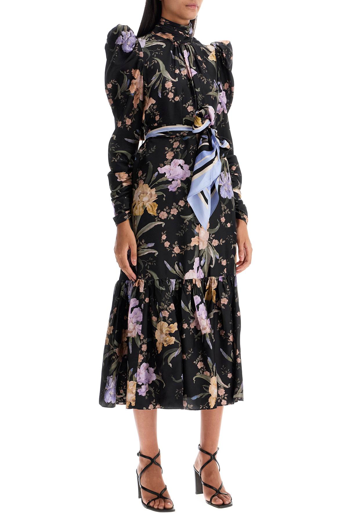 Zimmermann Eden Midi Dress With Floral Print