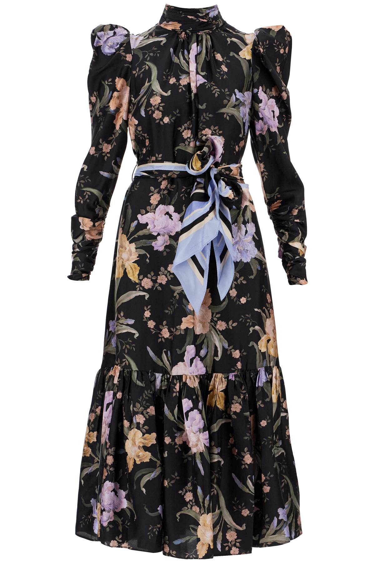 Zimmermann Eden Midi Dress With Floral Print