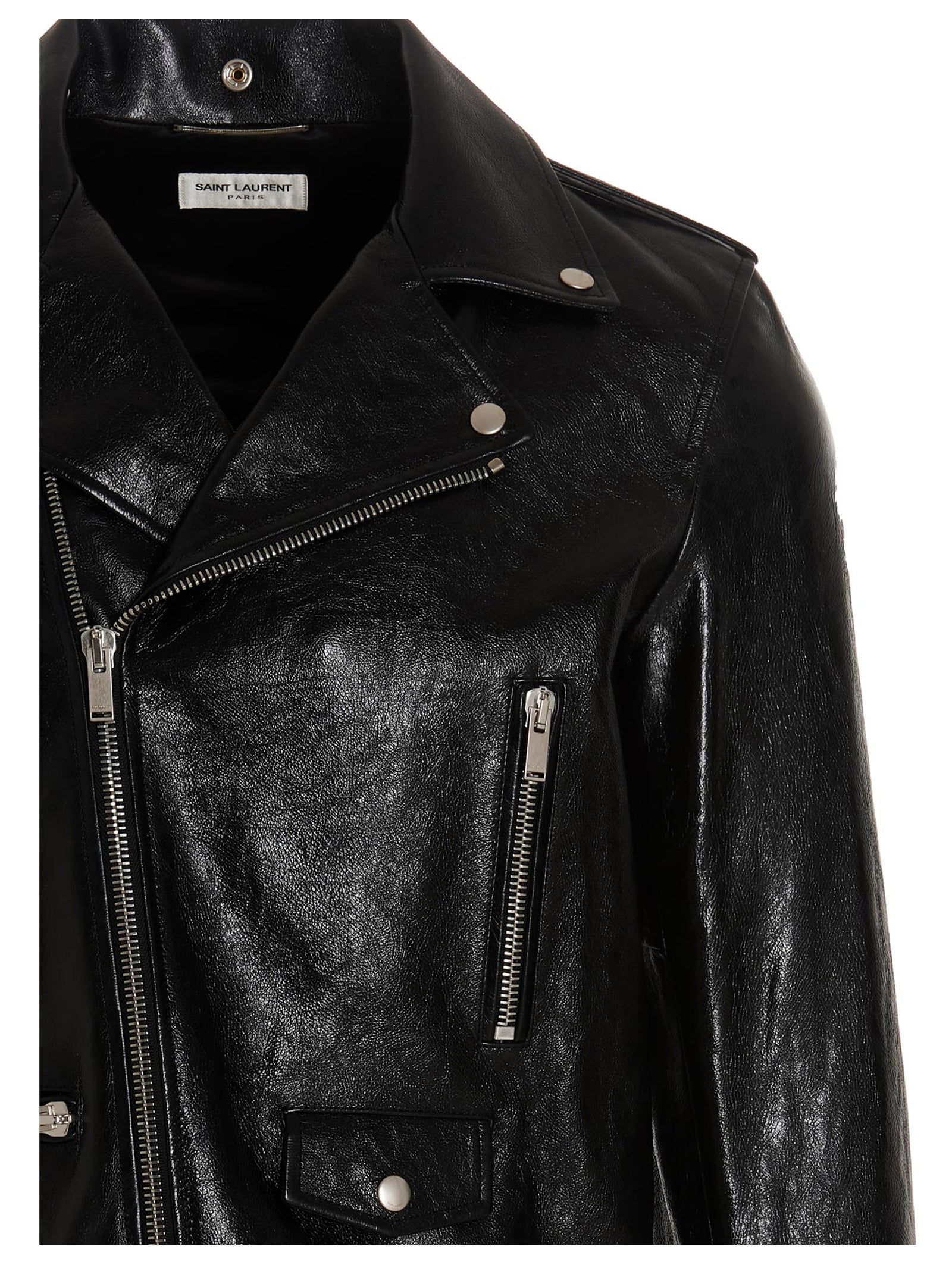 Saint Laurent 'Classic Motorcycle' Leather Jacket