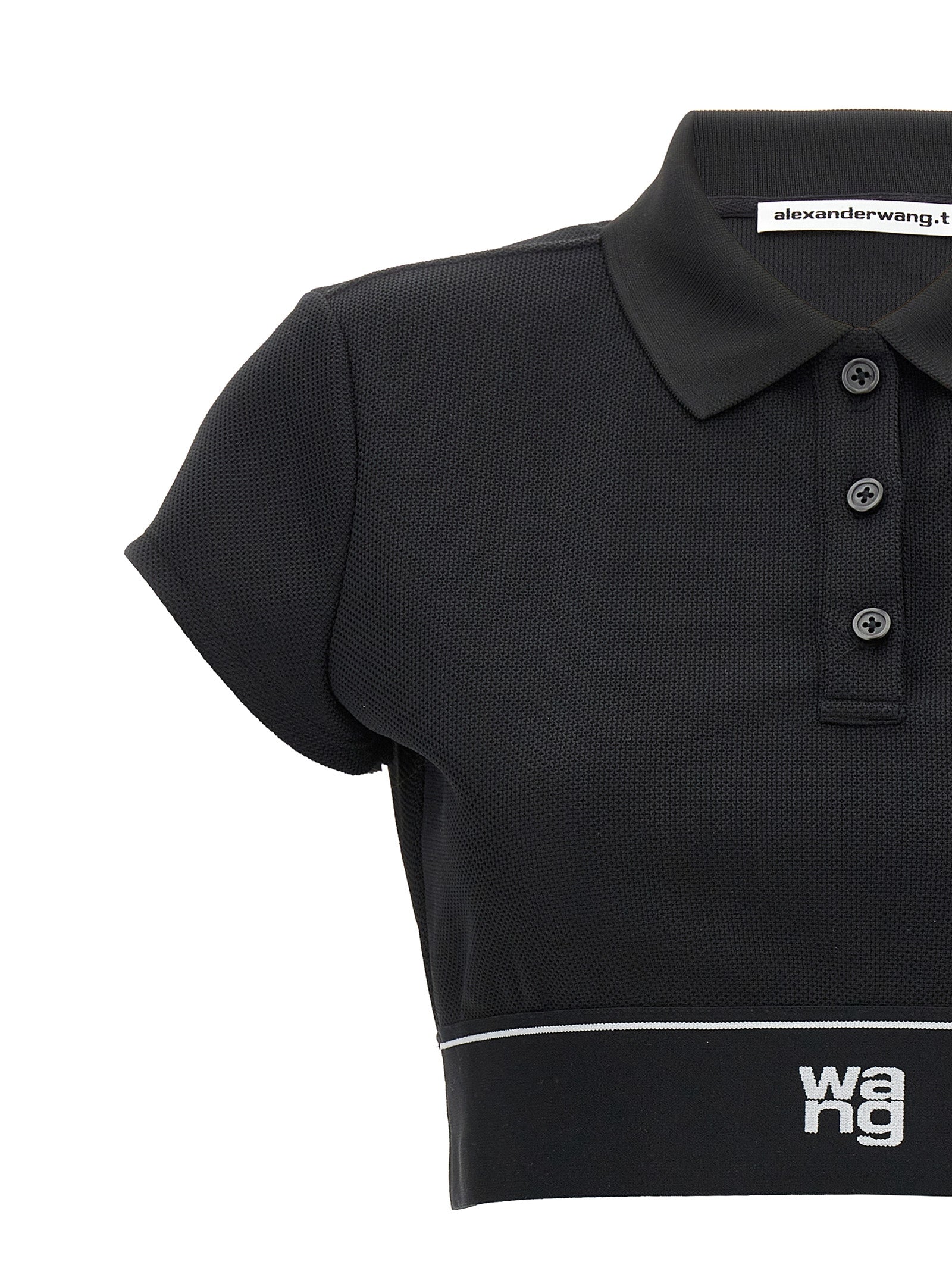 T By Alexander Wang 'Cheerleader Top' Polo Shirt