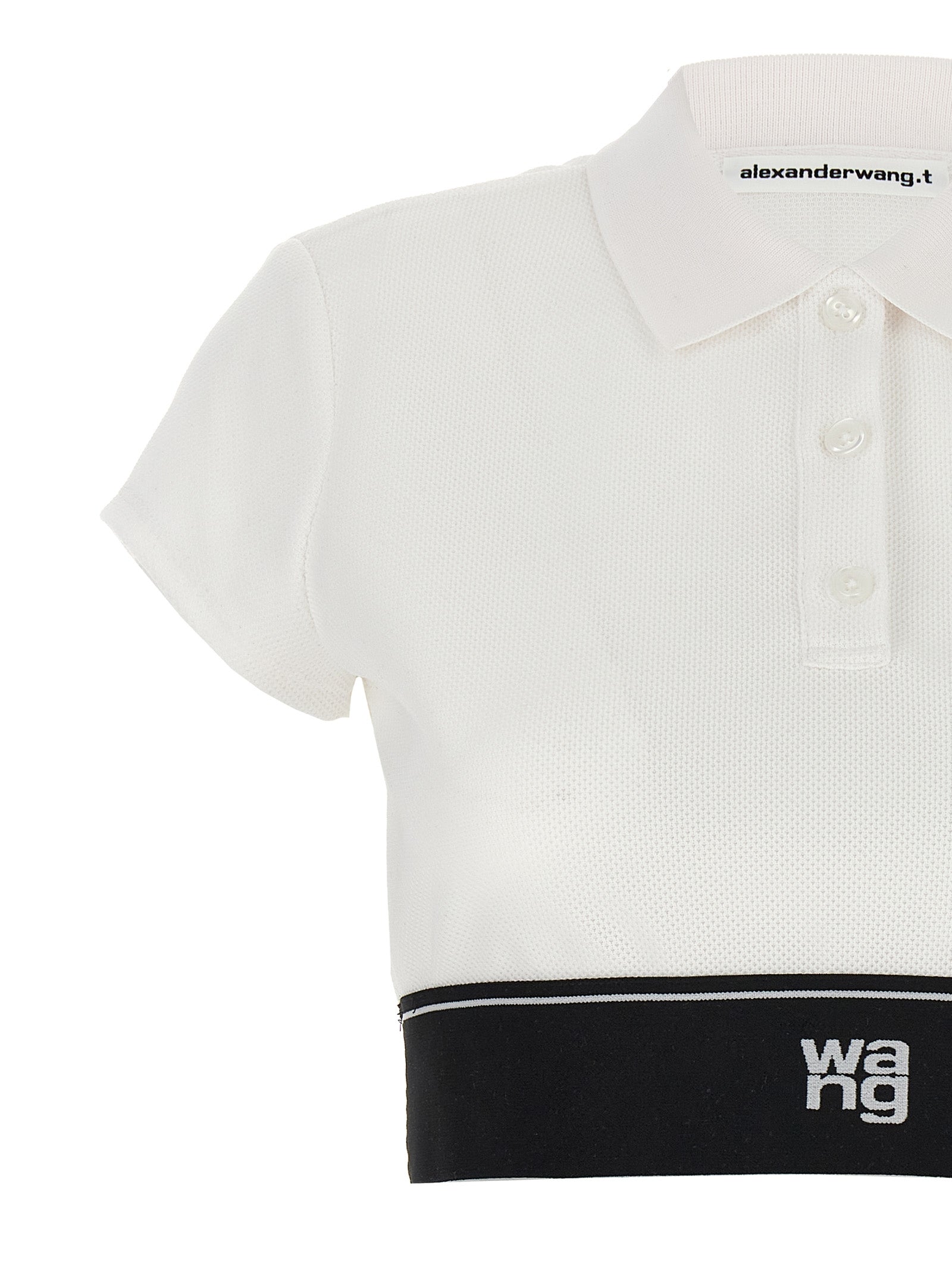 T By Alexander Wang 'Cheerleader Top' Polo Shirt