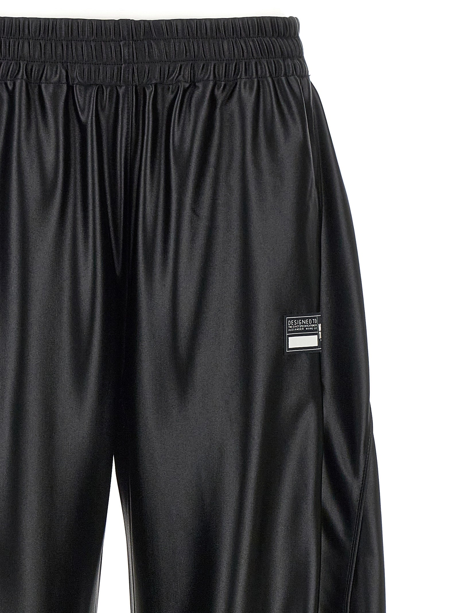 T By Alexander Wang Logo Label Trousers