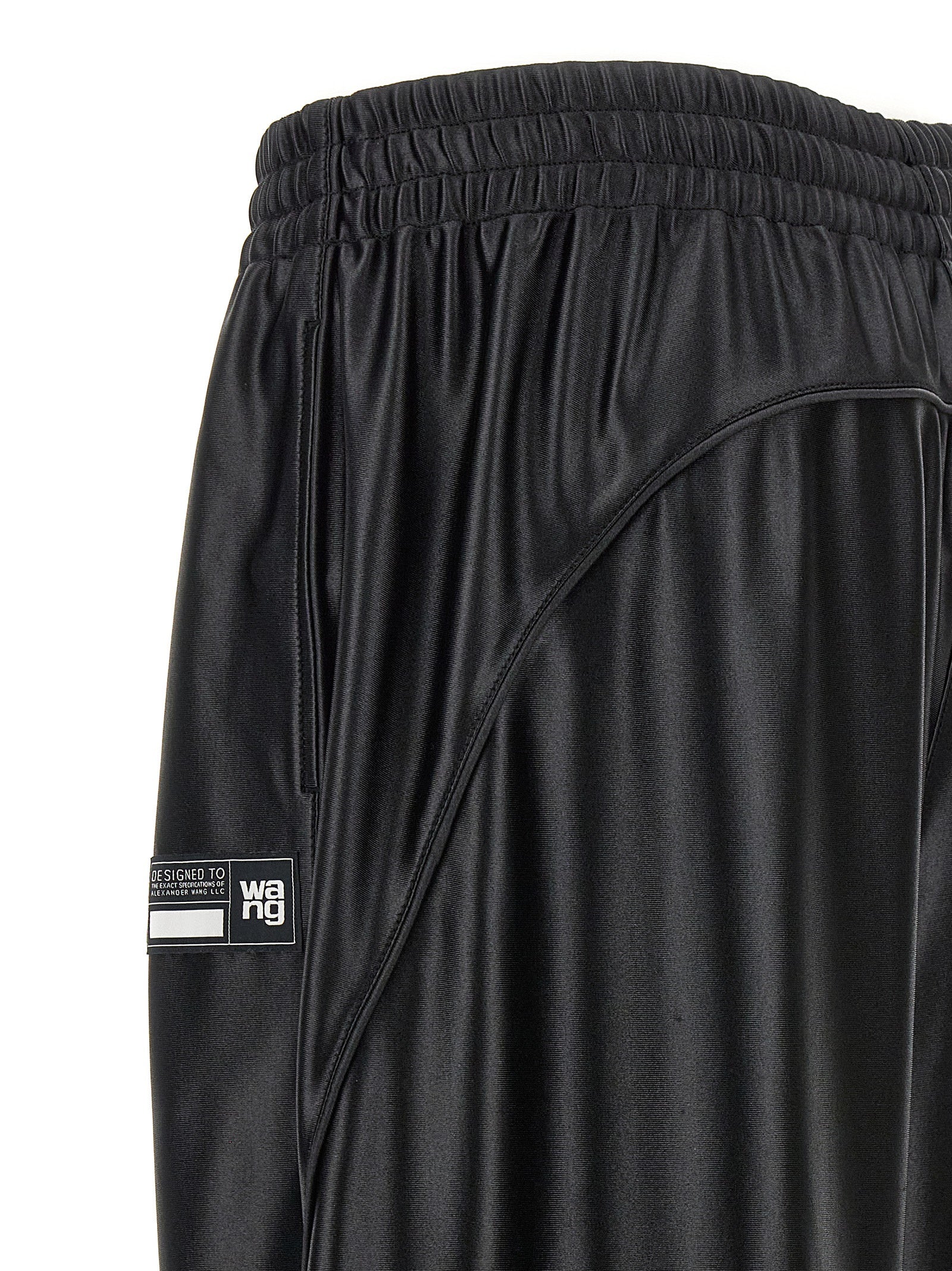 T By Alexander Wang Logo Label Trousers