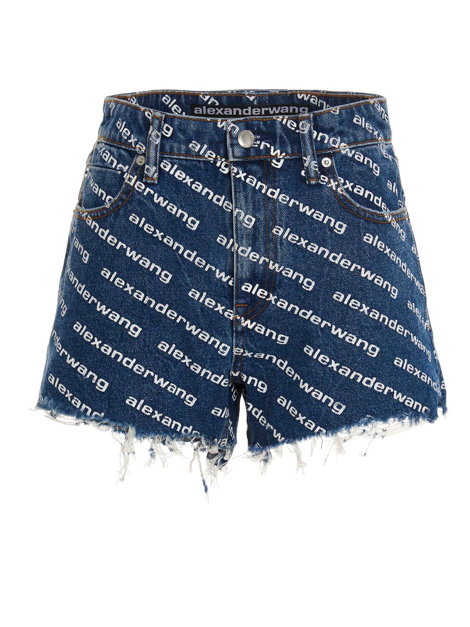 Denim X Alexander Wang 'Bite' Shorts