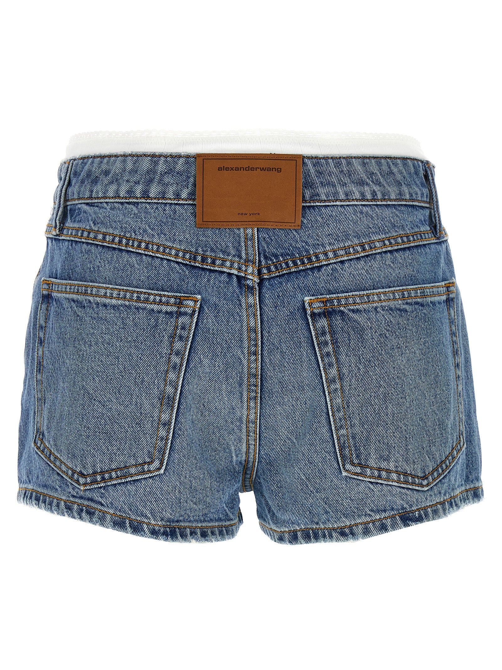 Denim X Alexander Wang Denim Shorts