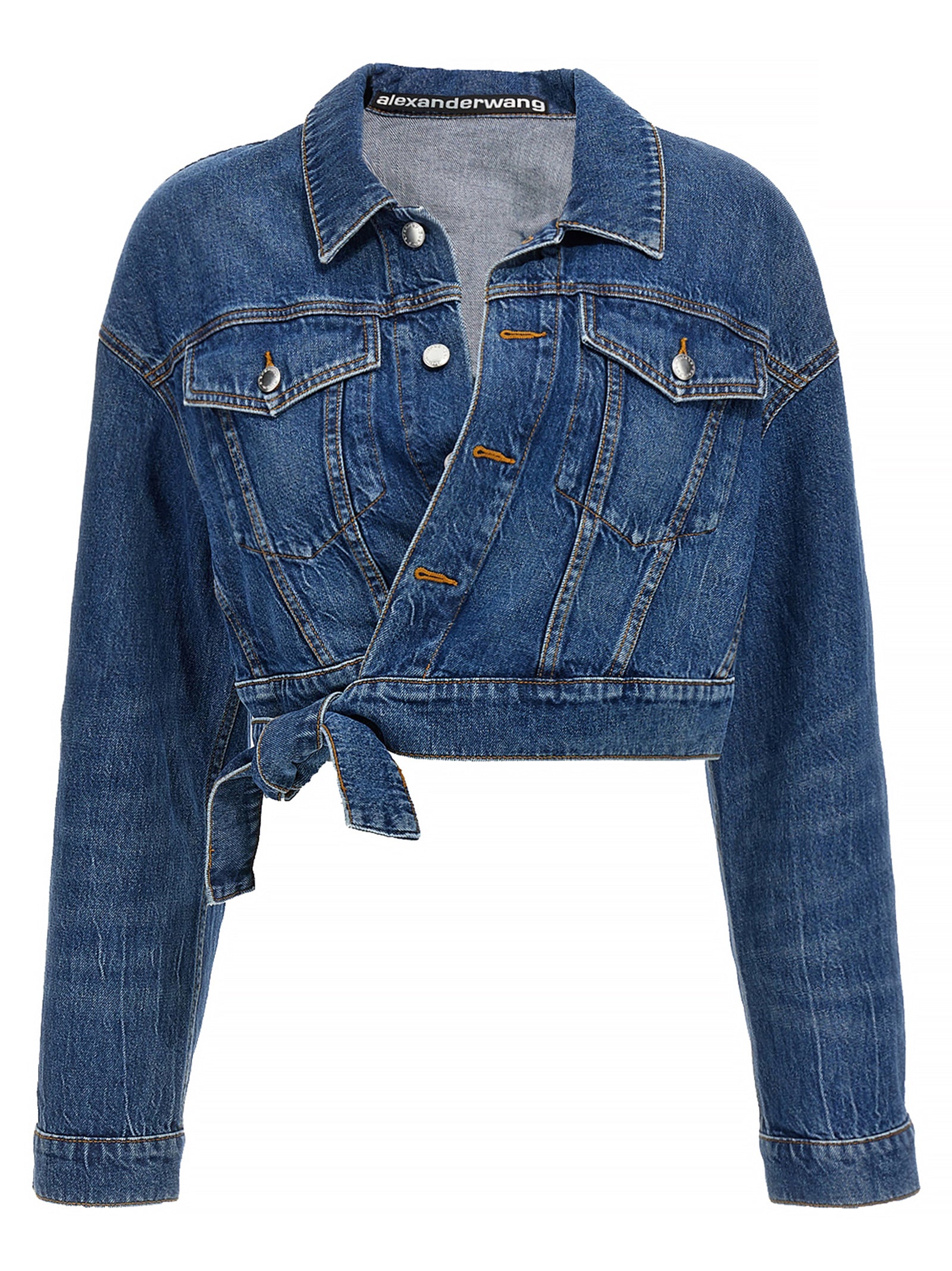 Denim X Alexander Wang 'Wrapped Trucker' Jacket