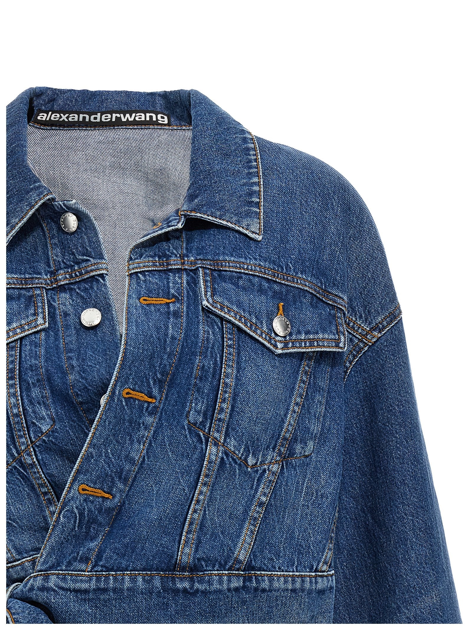 Denim X Alexander Wang 'Wrapped Trucker' Jacket