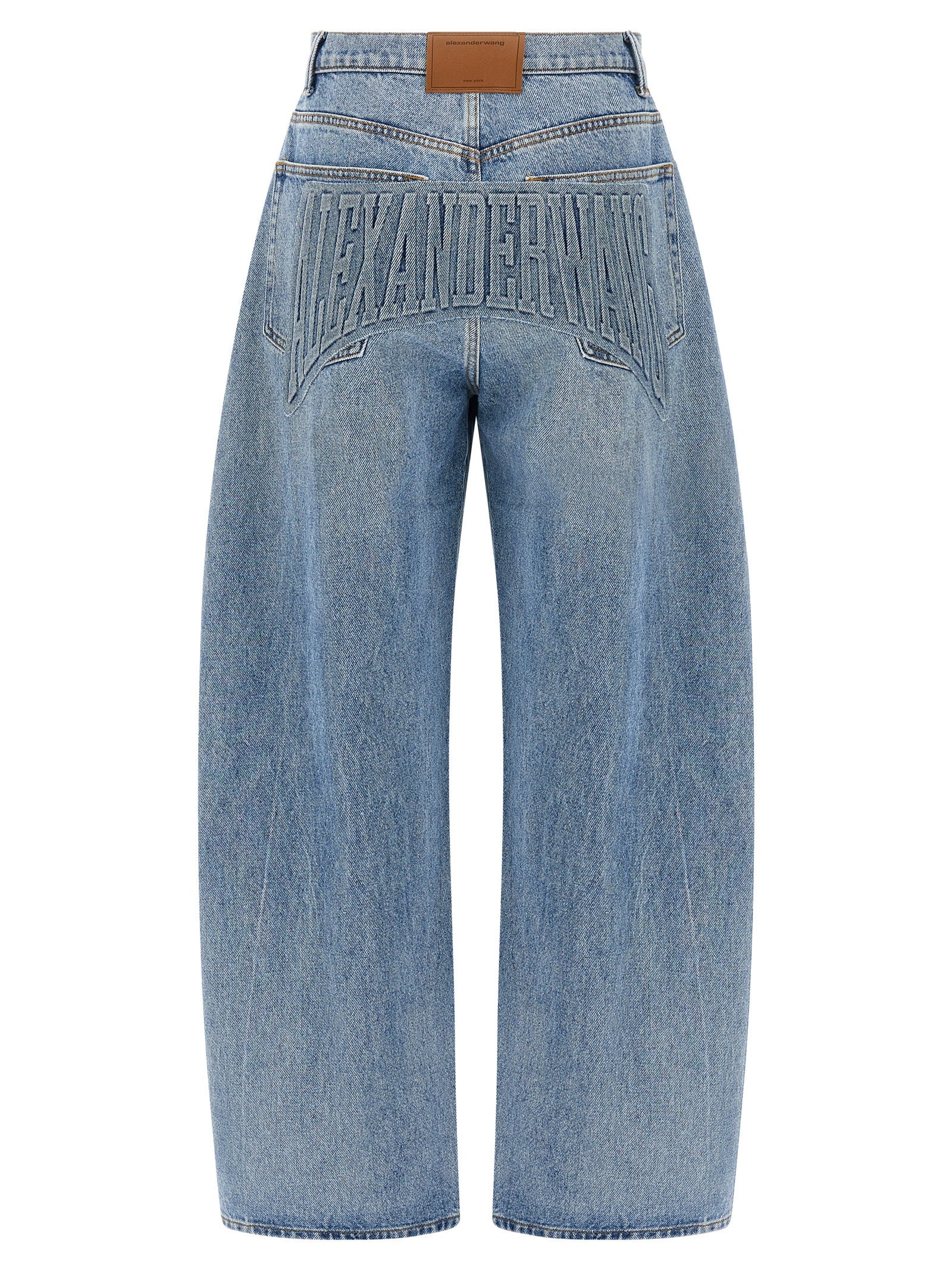 Denim X Alexander Wang 'Oversized Rounded' Jeans