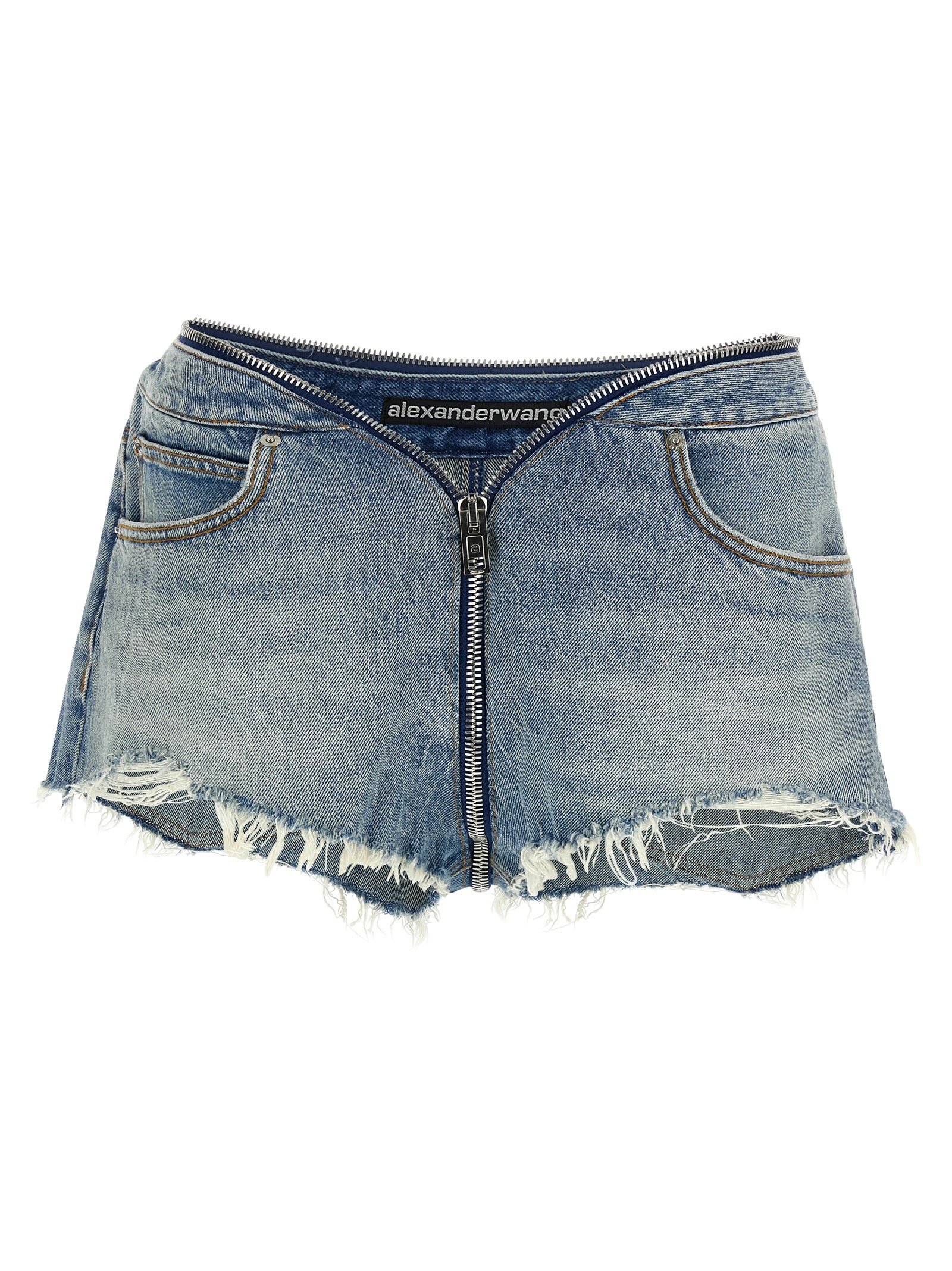 Alexander Wang 'Zip V-Waist' Shorts