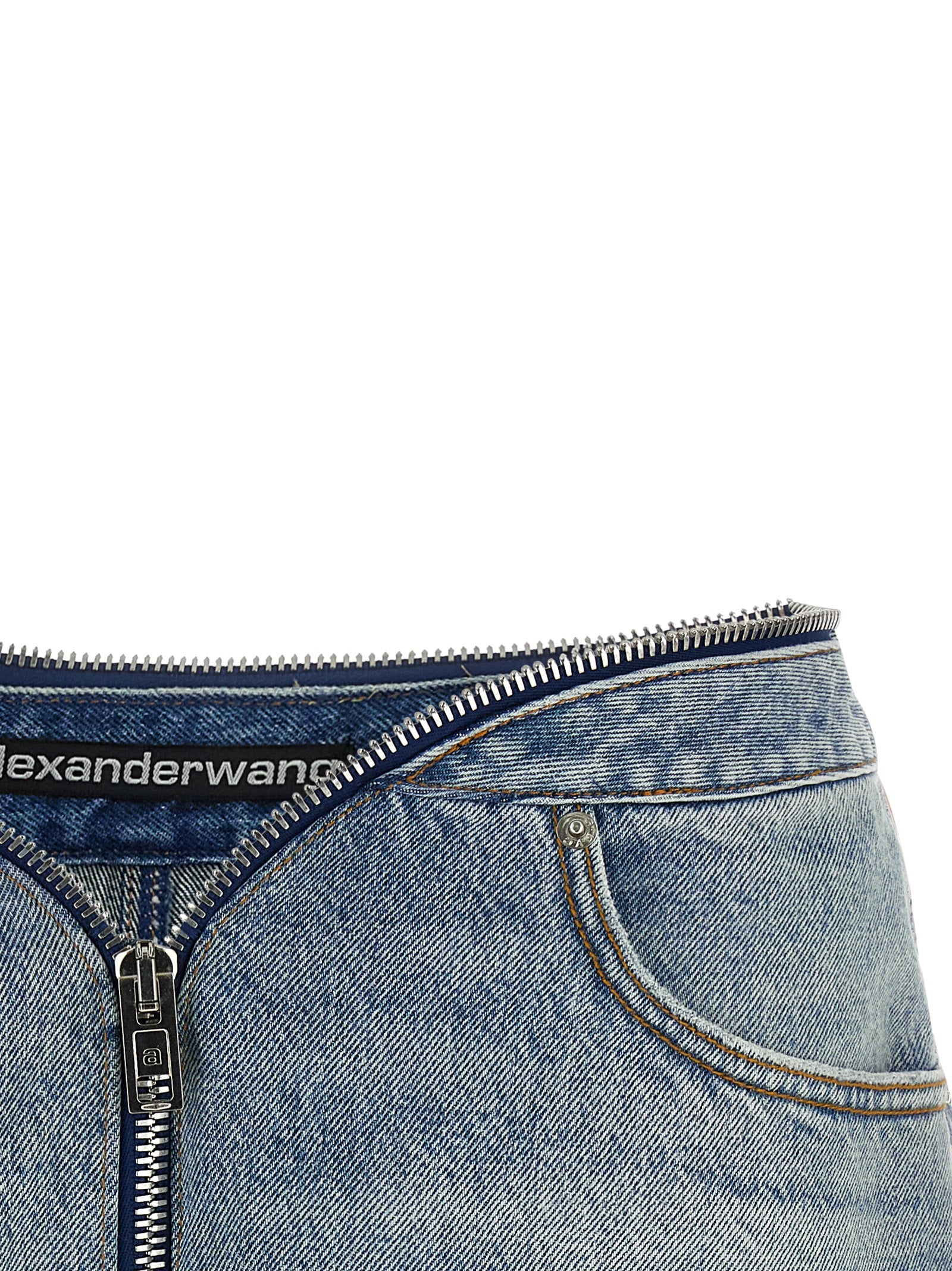 Alexander Wang 'Zip V-Waist' Shorts