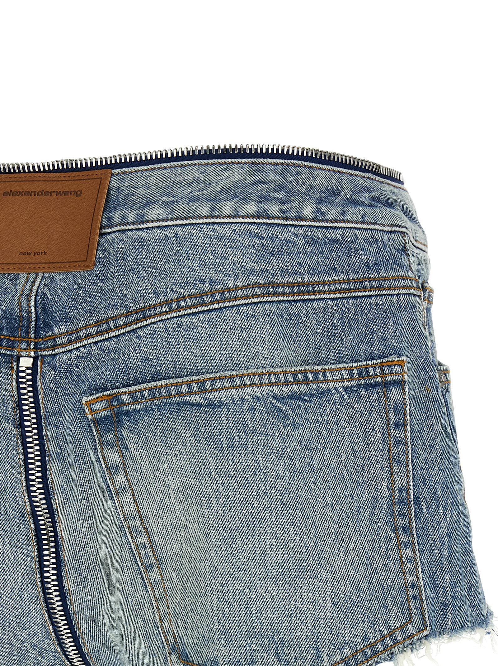 Alexander Wang 'Zip V-Waist' Shorts