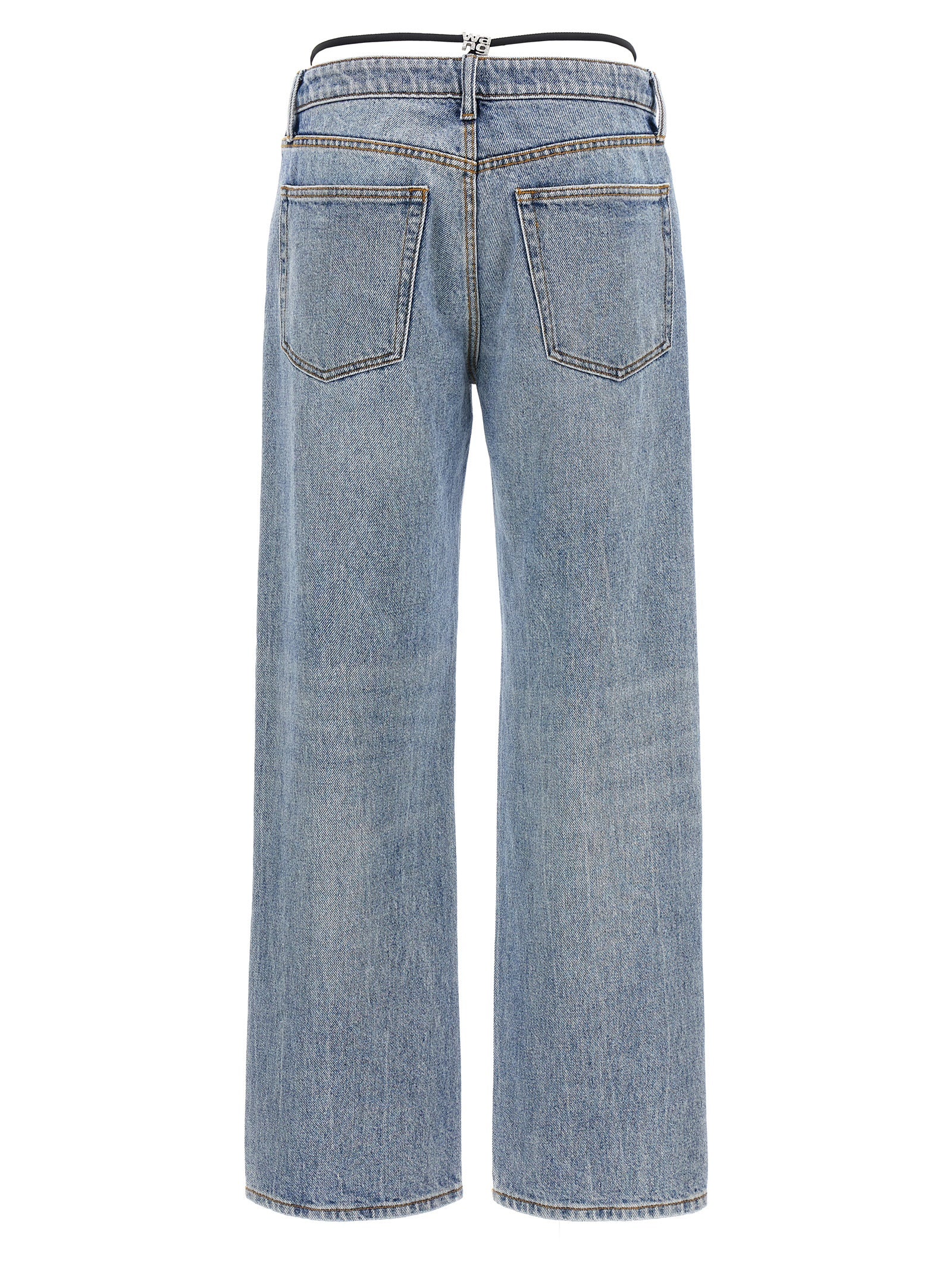 Denim X Alexander Wang 'Prestyle Diamante Charm' Jeans