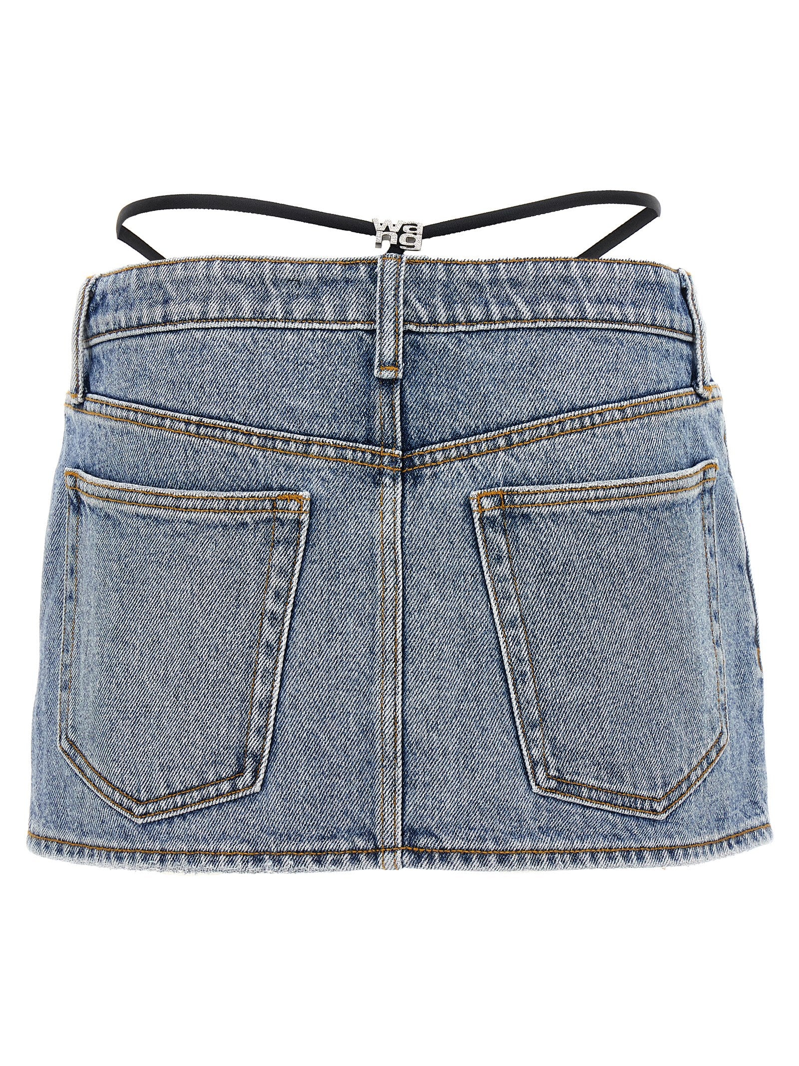 Denim X Alexander Wang 'Prestyle Diamante Charm' Skirt