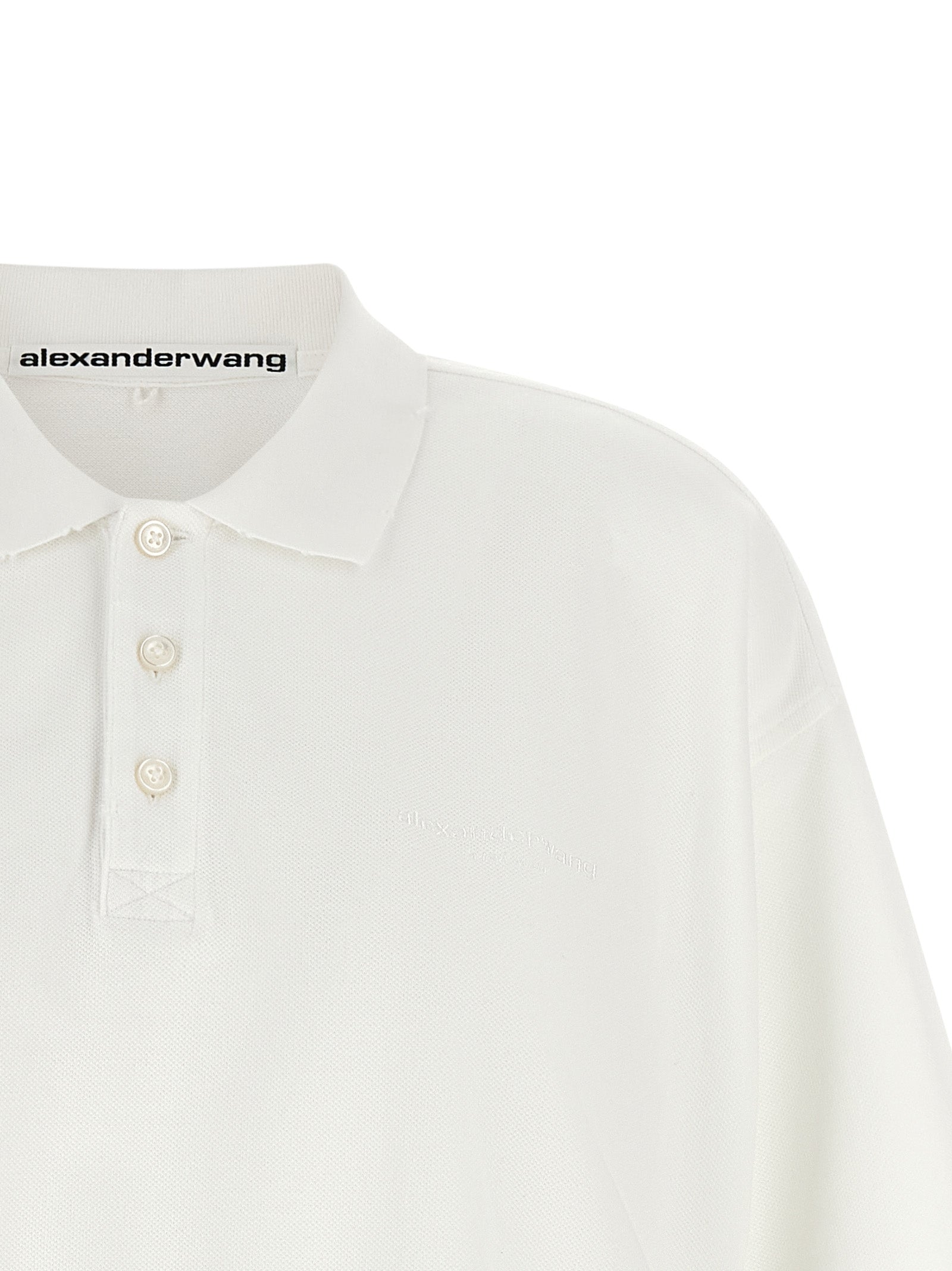 Alexander Wang Denim Skirt Polo Dress