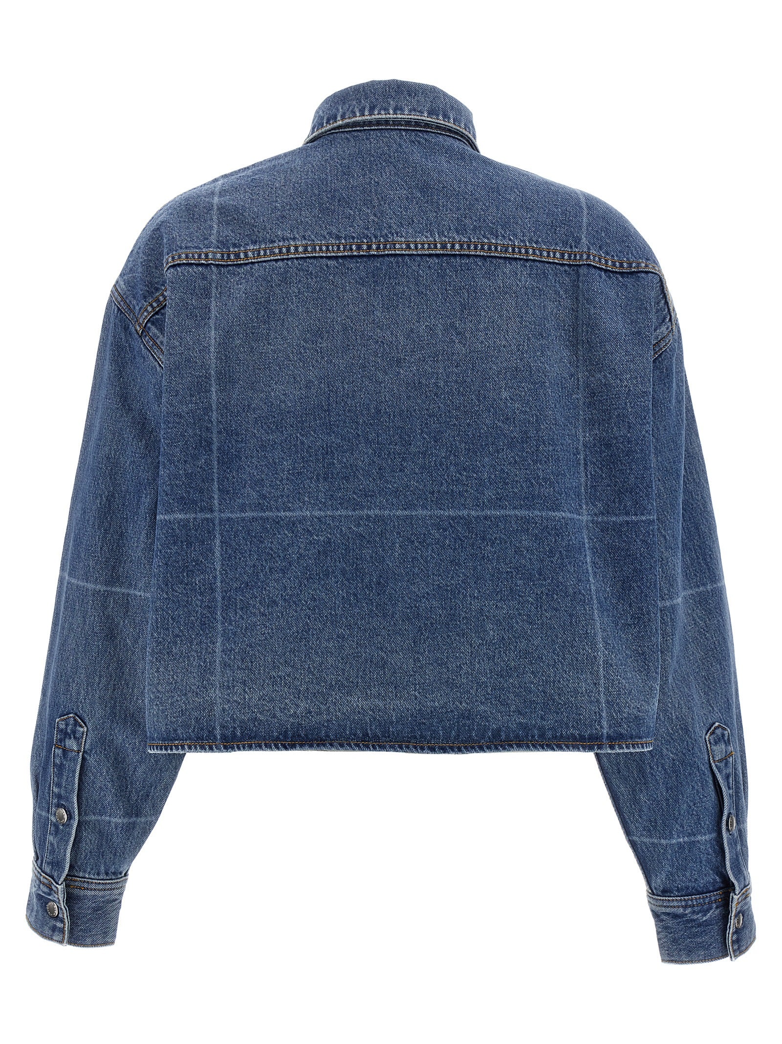 Denim X Alexander Wang Cropped Denim Shirt