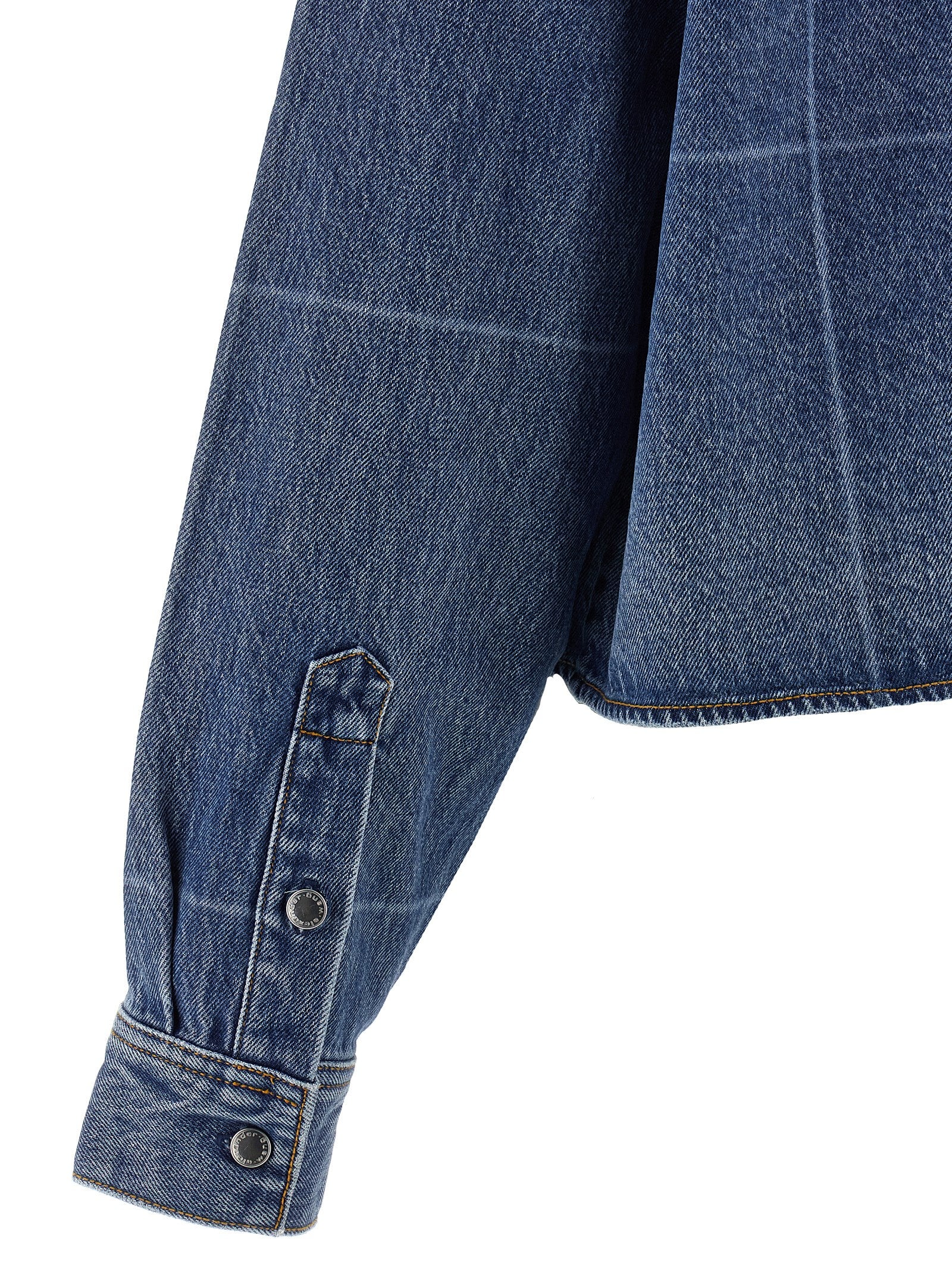 Denim X Alexander Wang Cropped Denim Shirt