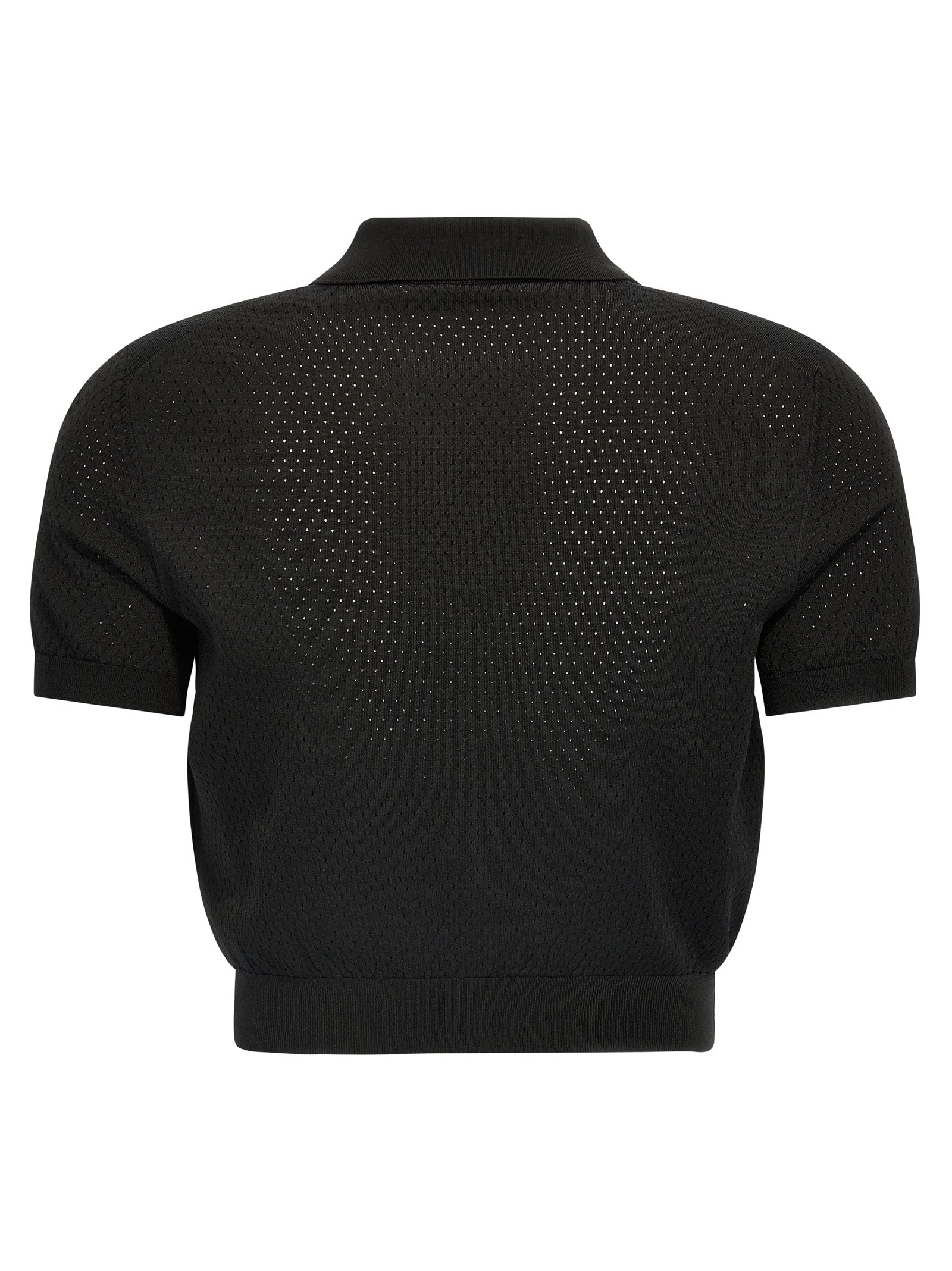 T By Alexander Wang Mesh Polo Shirt