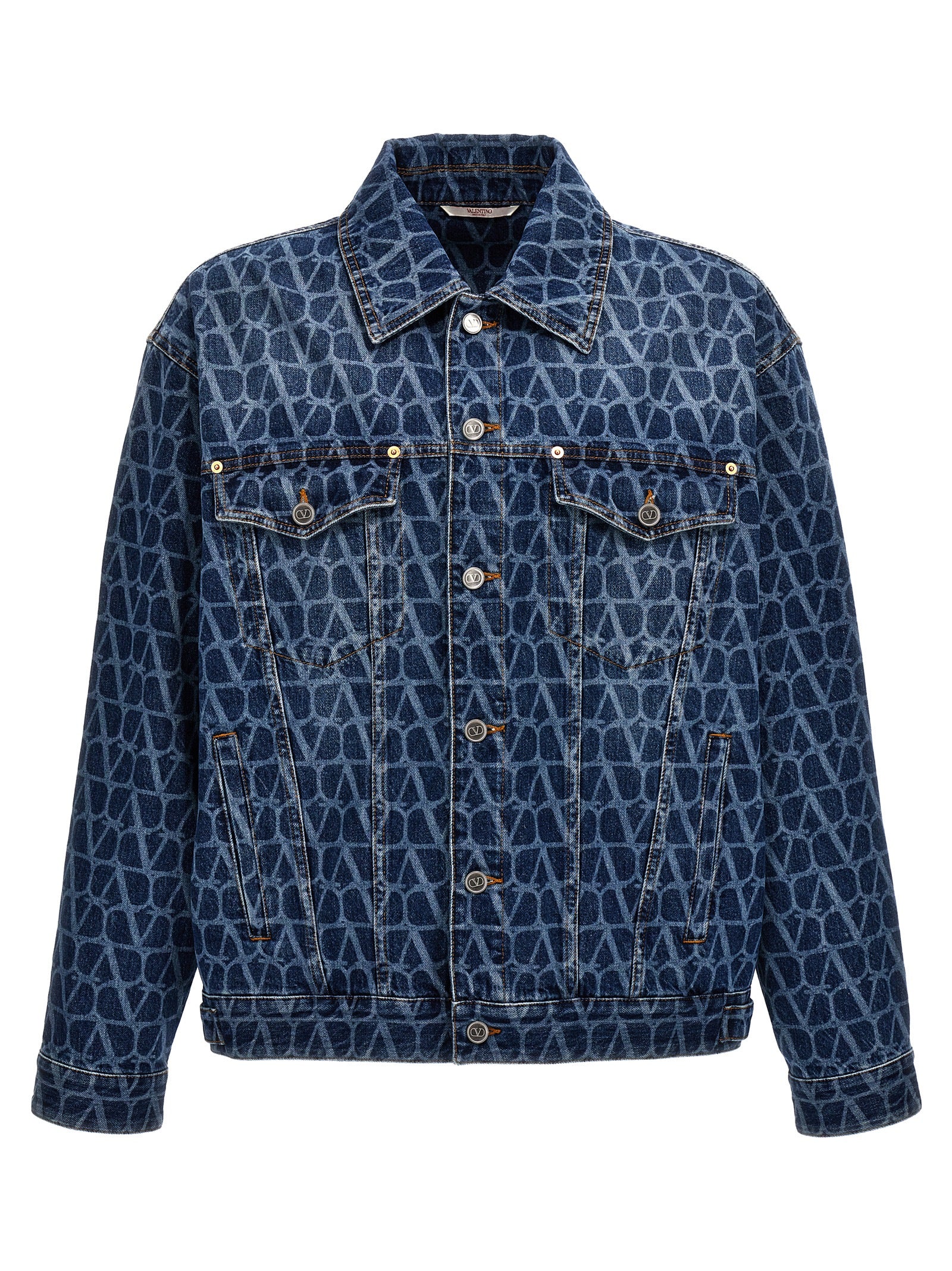 Valentino Garavani 'Toile Iconographe' Valentino Denim Jacket