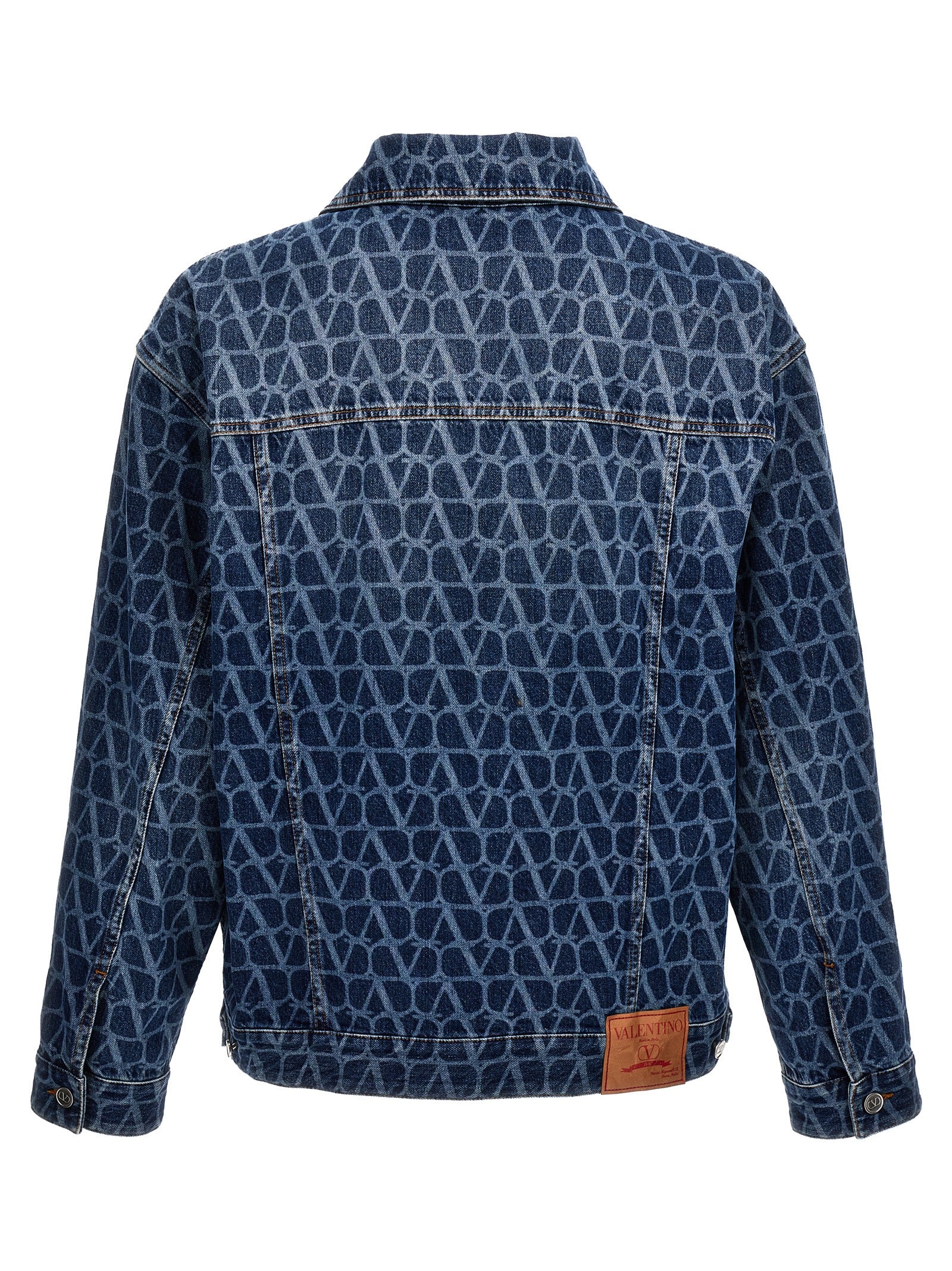 Valentino Garavani 'Toile Iconographe' Valentino Denim Jacket