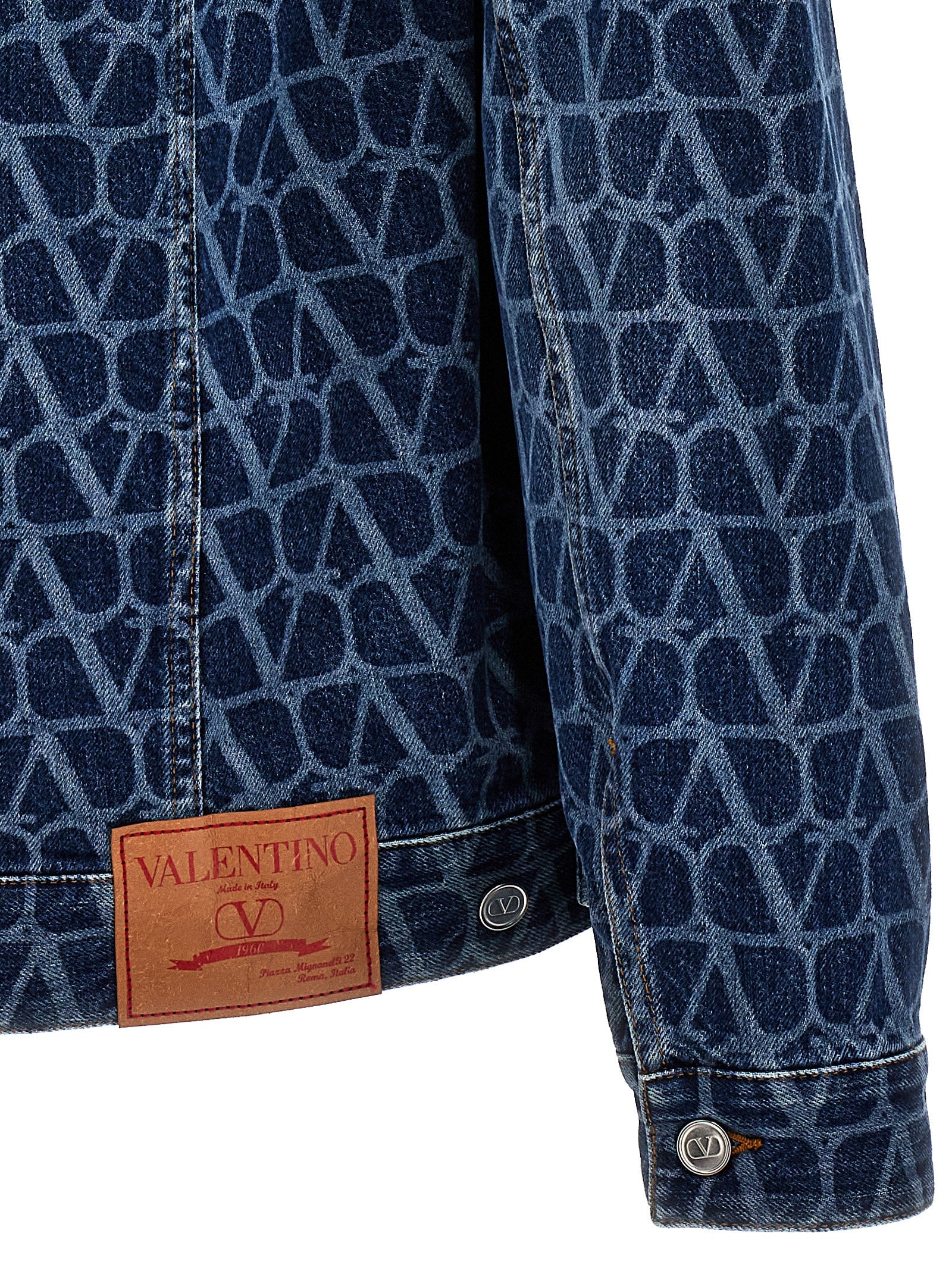 Valentino Garavani 'Toile Iconographe' Valentino Denim Jacket