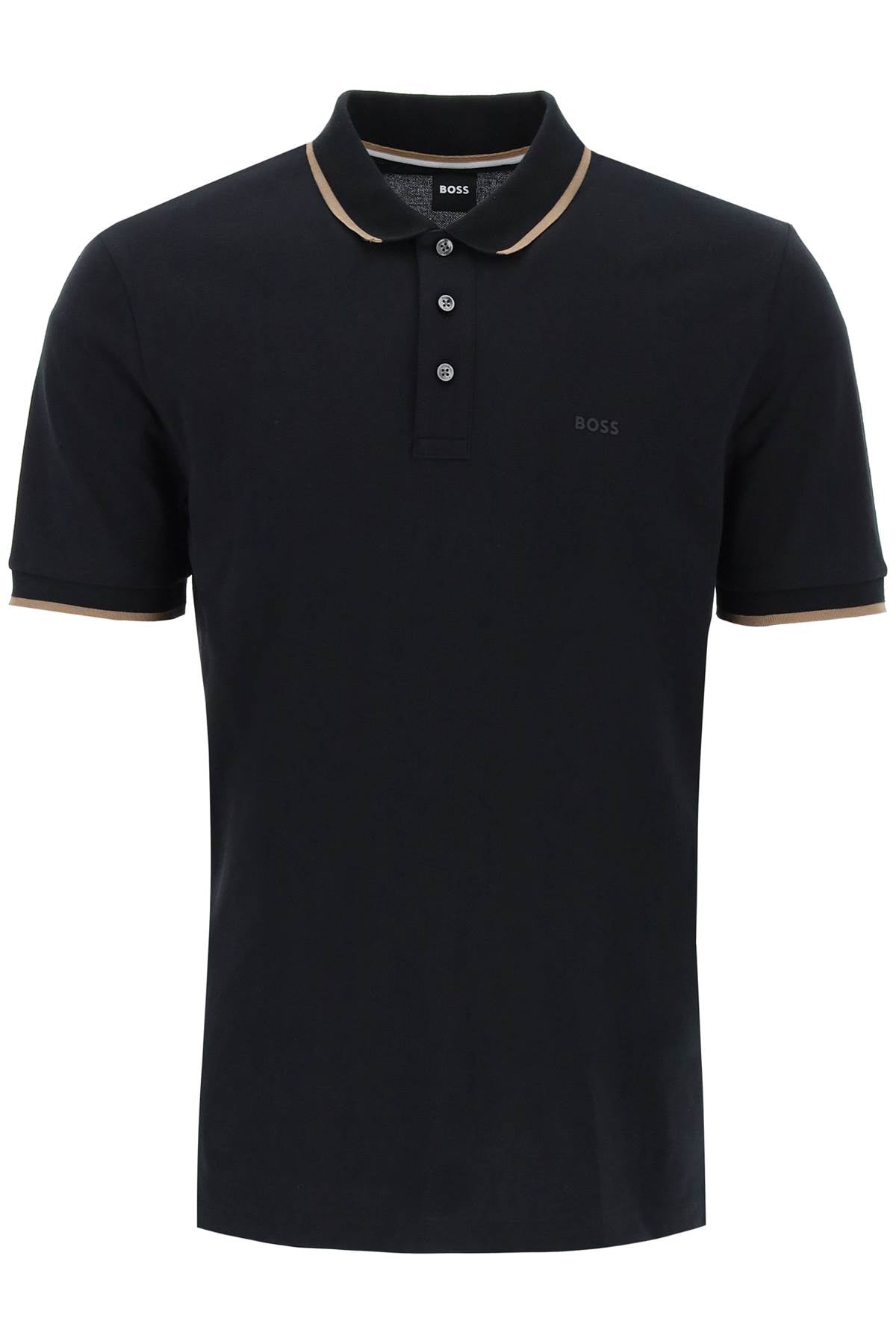 Boss 'Contrast Trim Parlay Polo Shirt