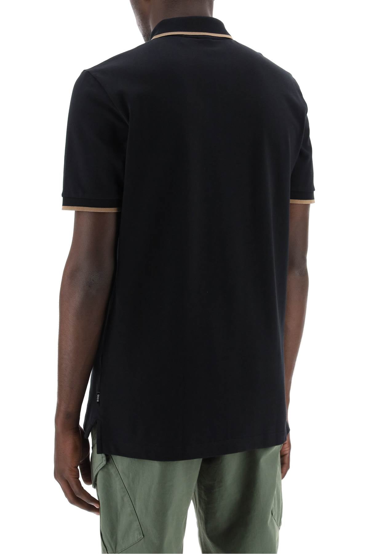 Boss 'Contrast Trim Parlay Polo Shirt