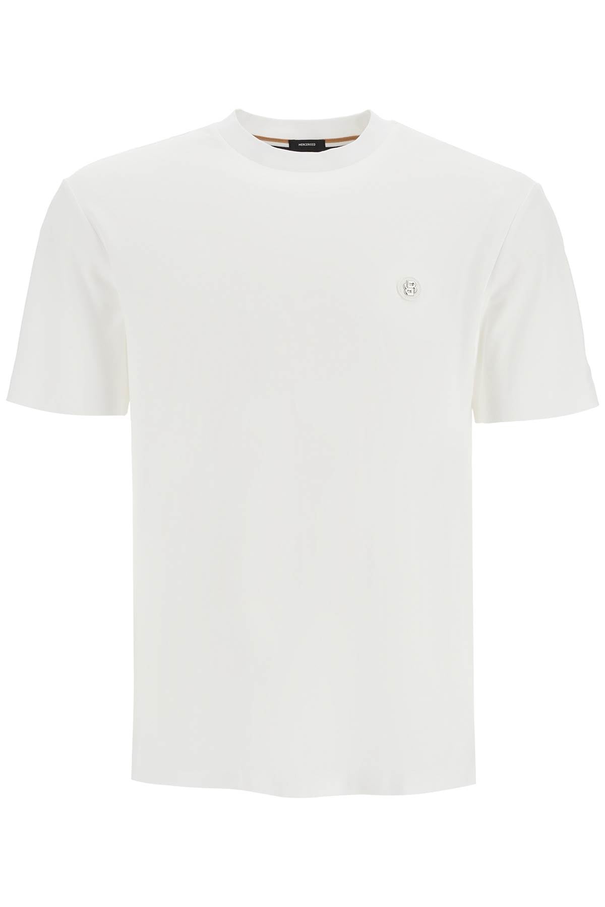 Boss T-Shirt With Double Monogram Patch