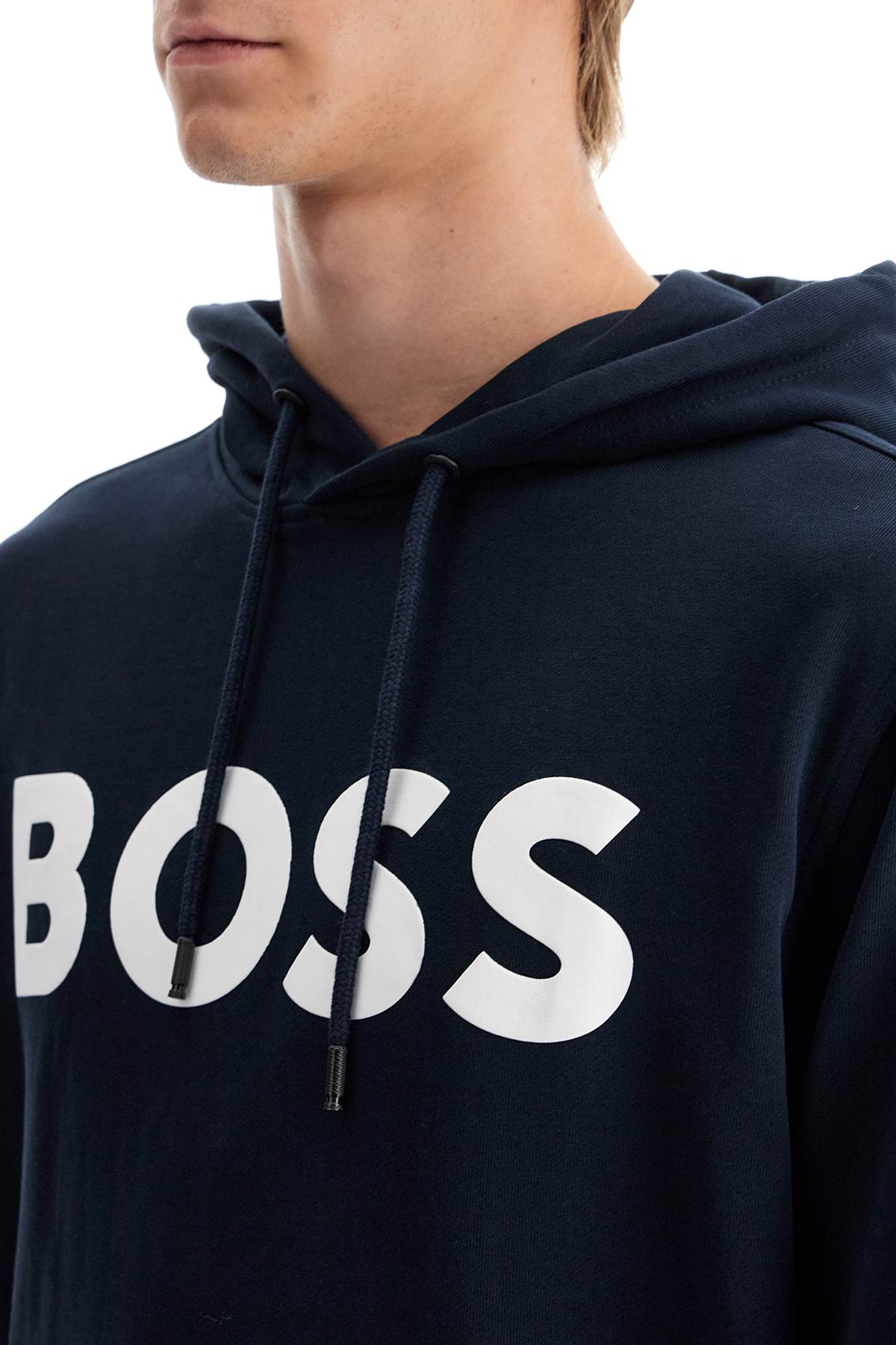 Boss Hooded Sweatshirt With