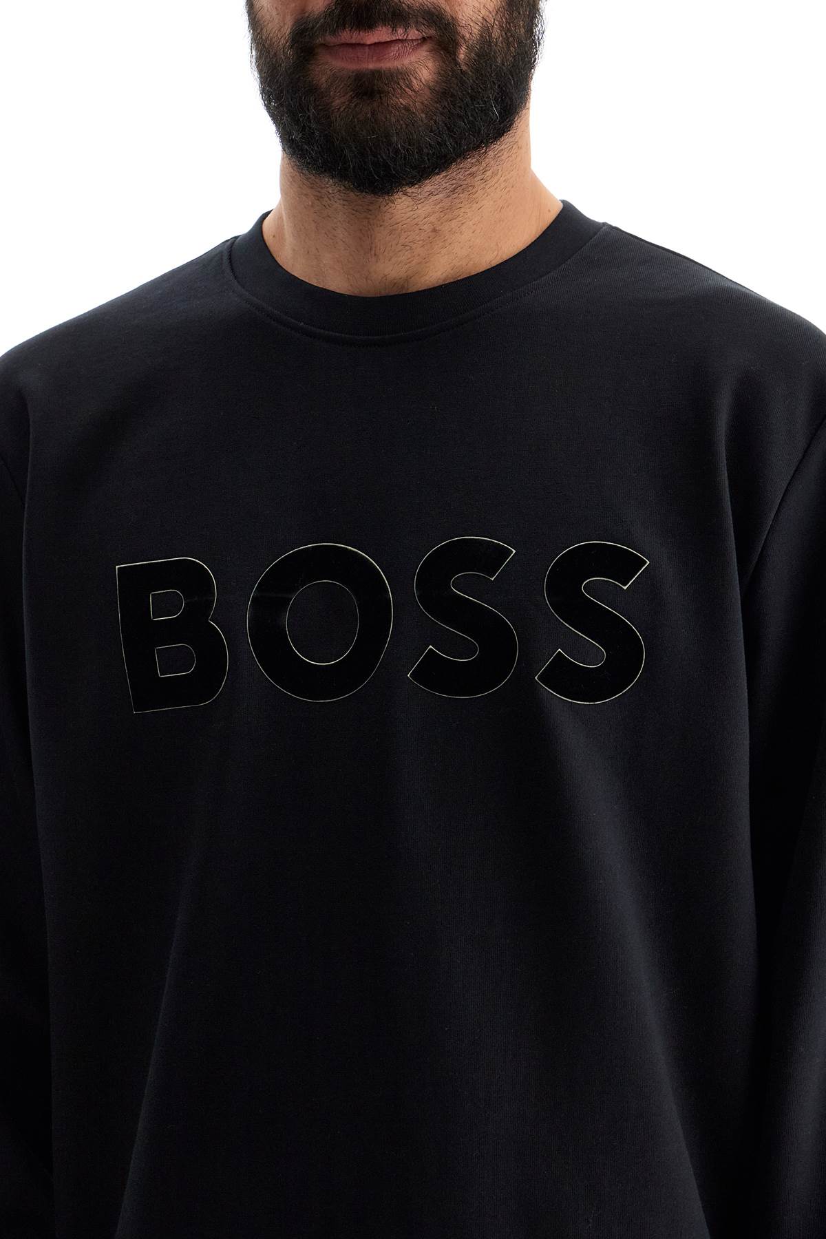 Boss Crewneck Sweatshirt With Logo