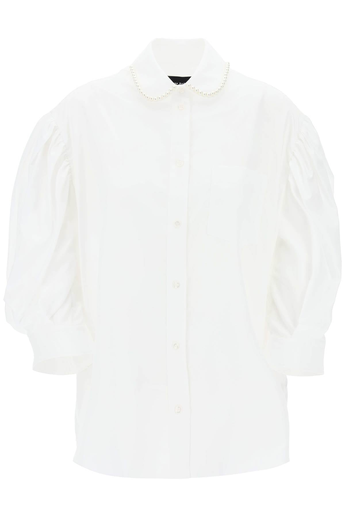 Simone Rocha Puff Sleeve Shirt With Embellishment