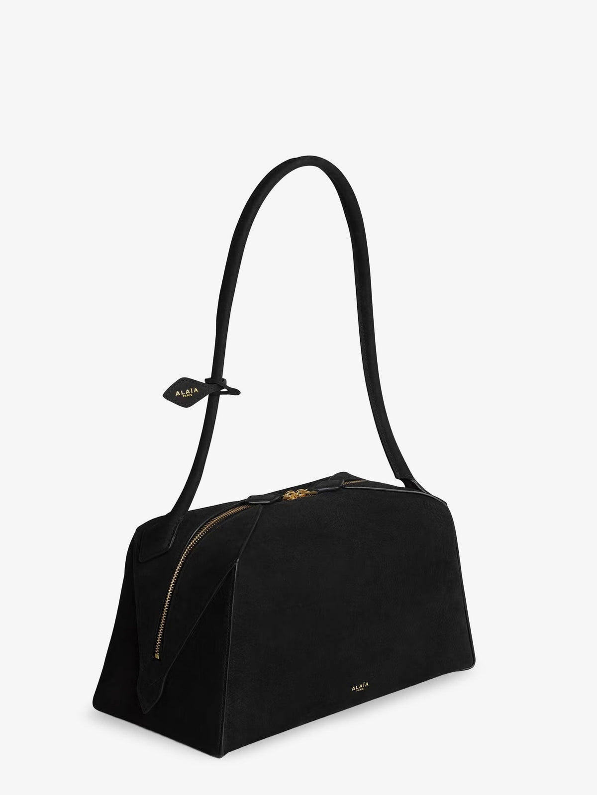 Alaïa Le Bouledogue Nubuck Shoulder Bag