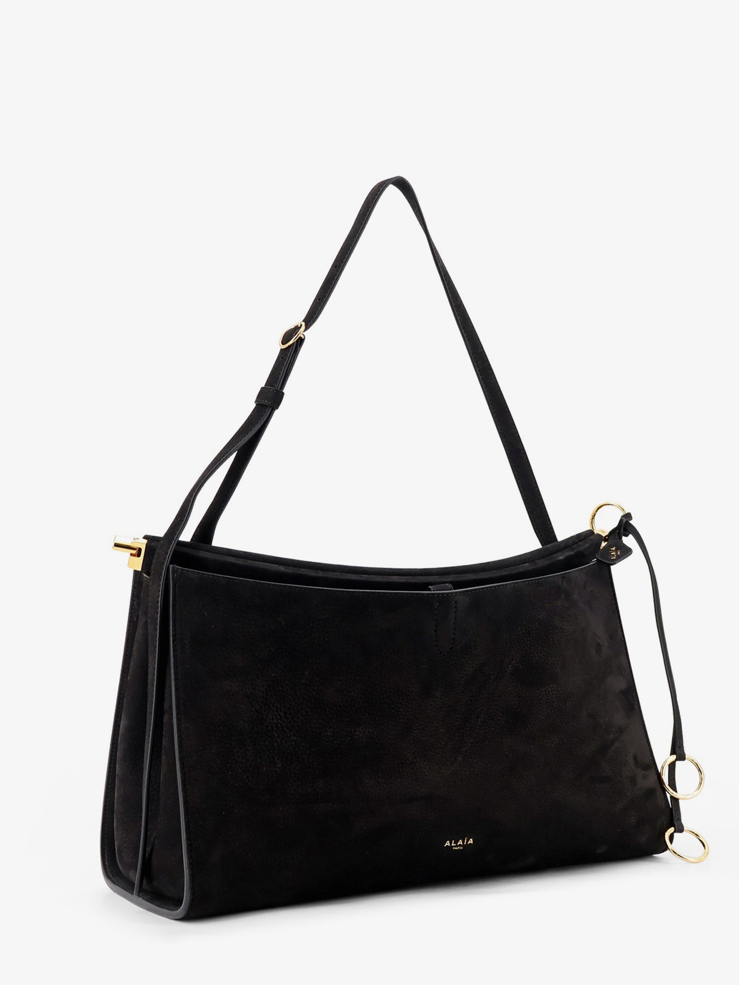 Alaïa Le Click Pocket 35 Nabuk Shoulder Bag