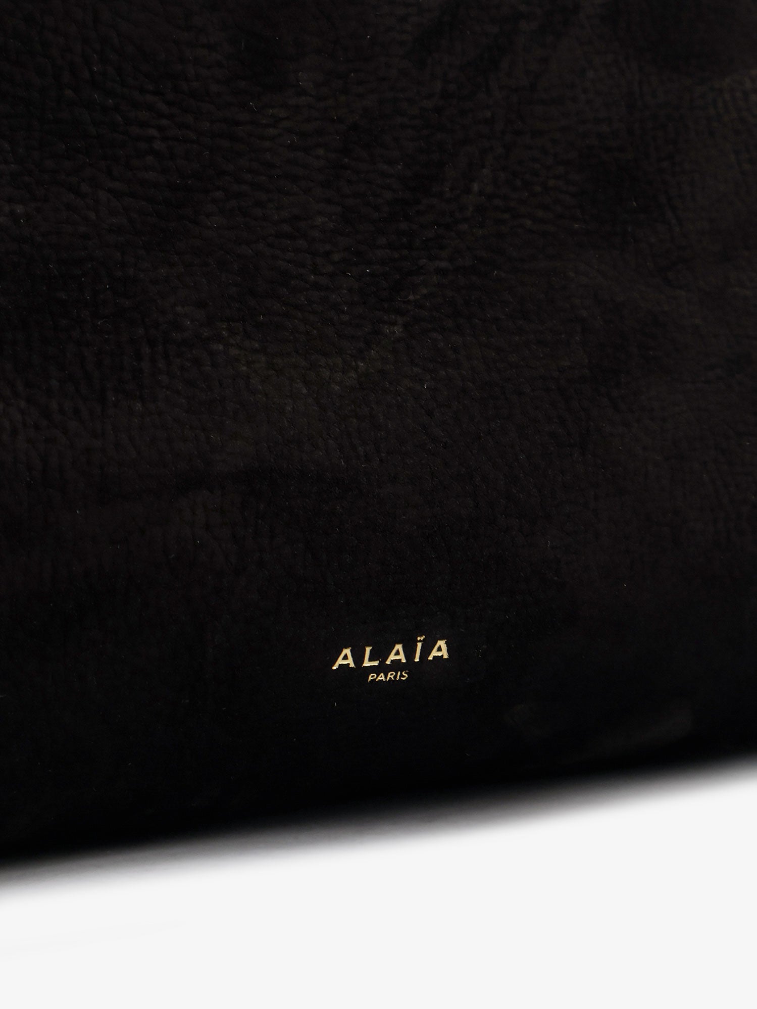 Alaïa Le Click Pocket 35 Nabuk Shoulder Bag