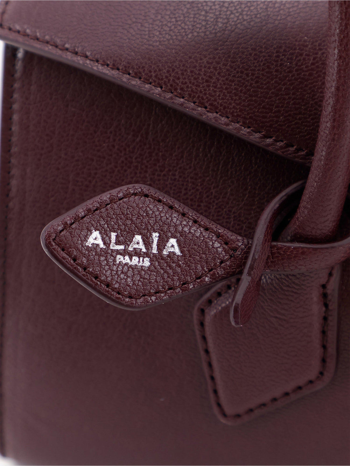 Alaïa Le Teckel Flap Leather Handbag