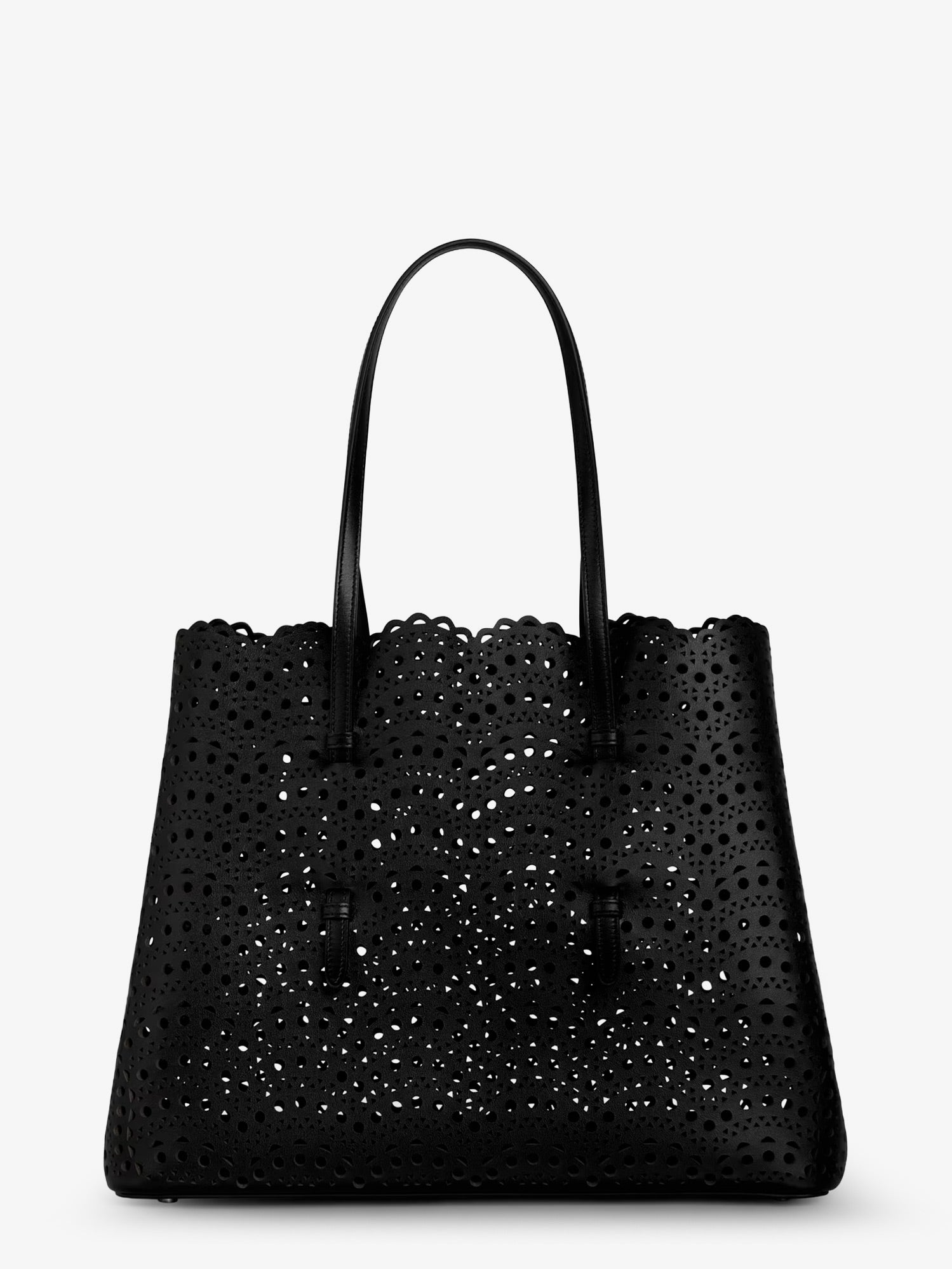 Alaïa Mina 37 Leather Shoulder Bag With Vienne Motif