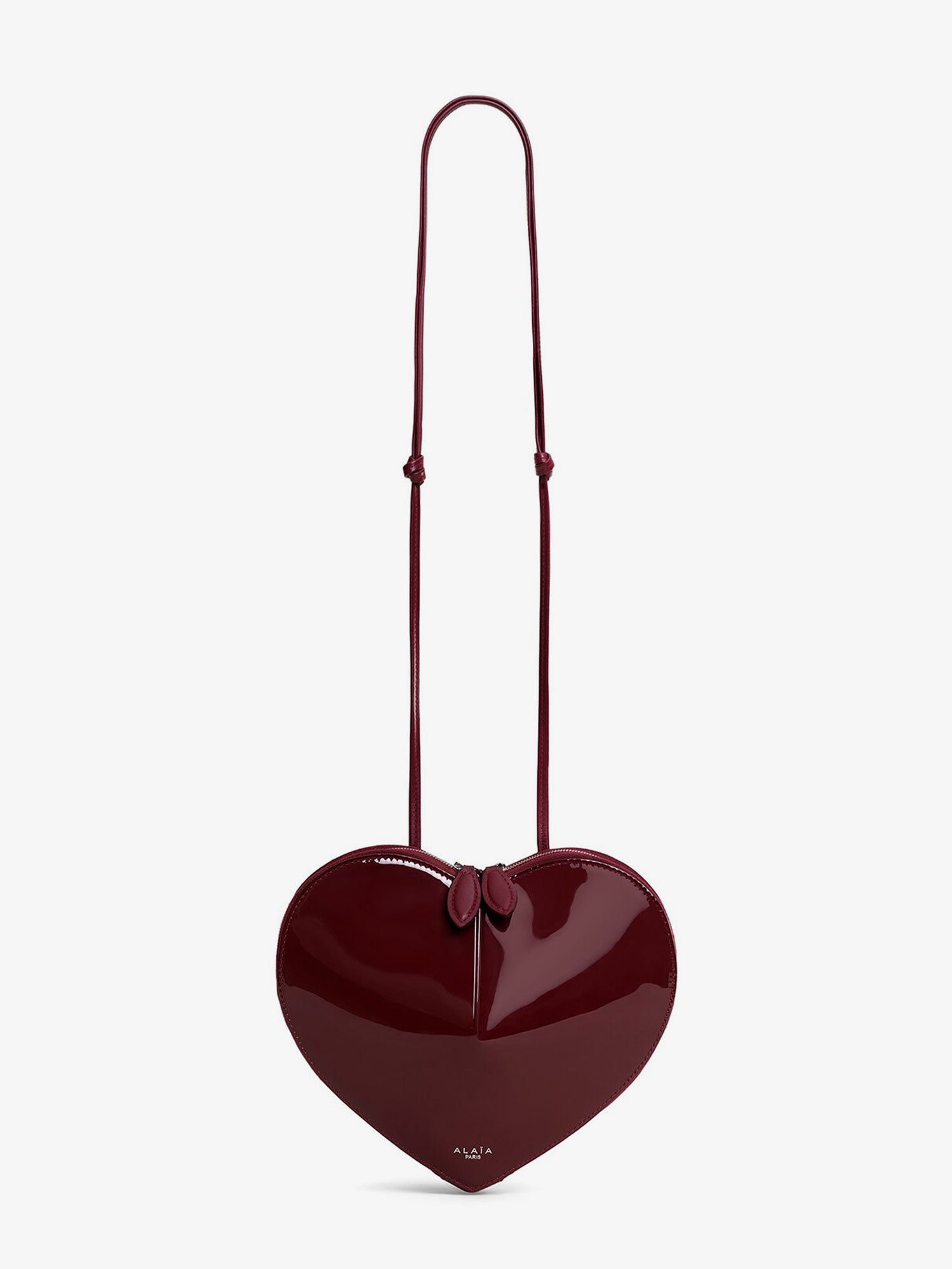 Alaïa Le Coeur Patent Leather Crossbody Bag