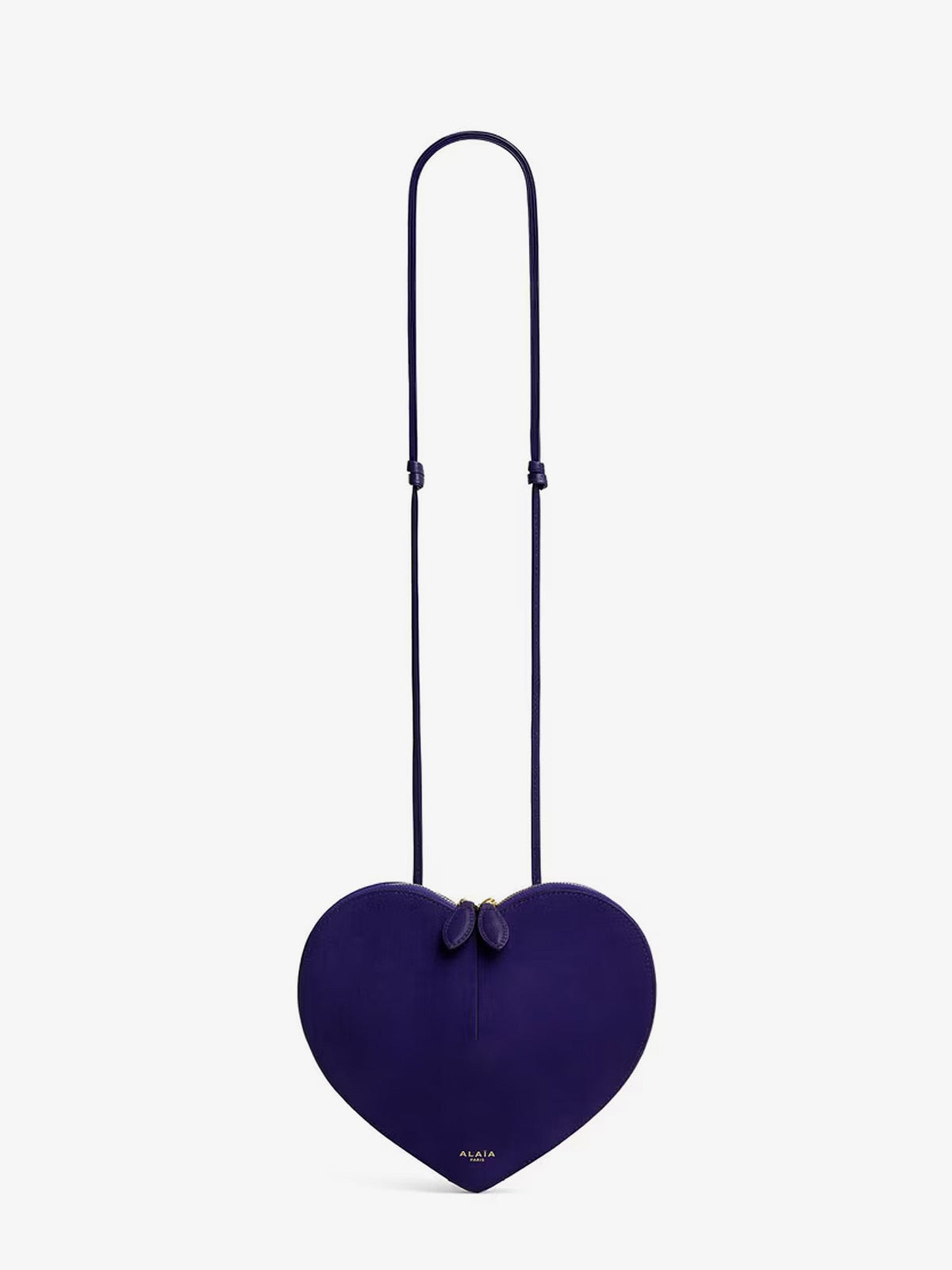 Alaïa Le Coeur Suede Crossbody Bag