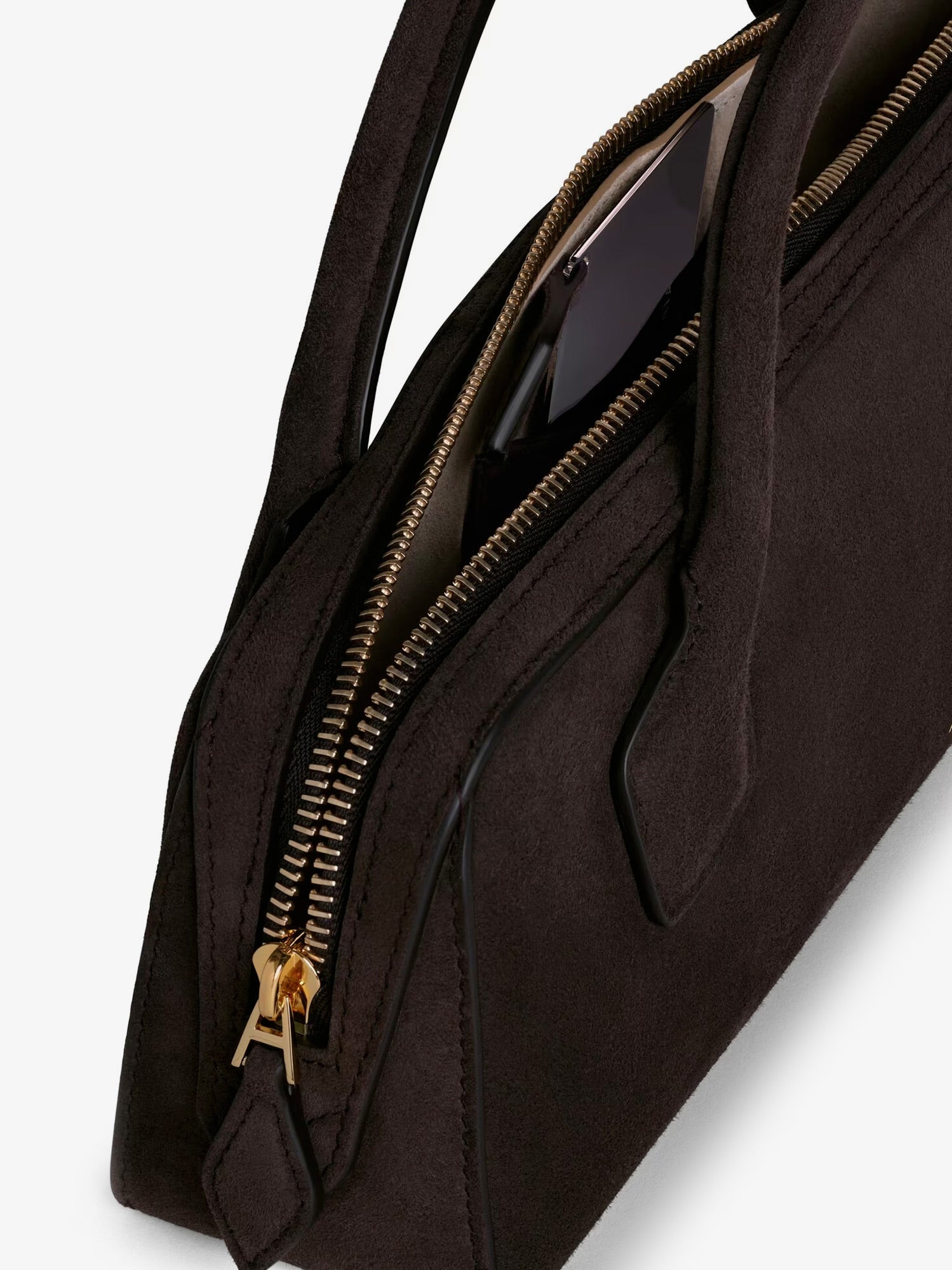 Alaïa Teckel Clutch Suede Handbag
