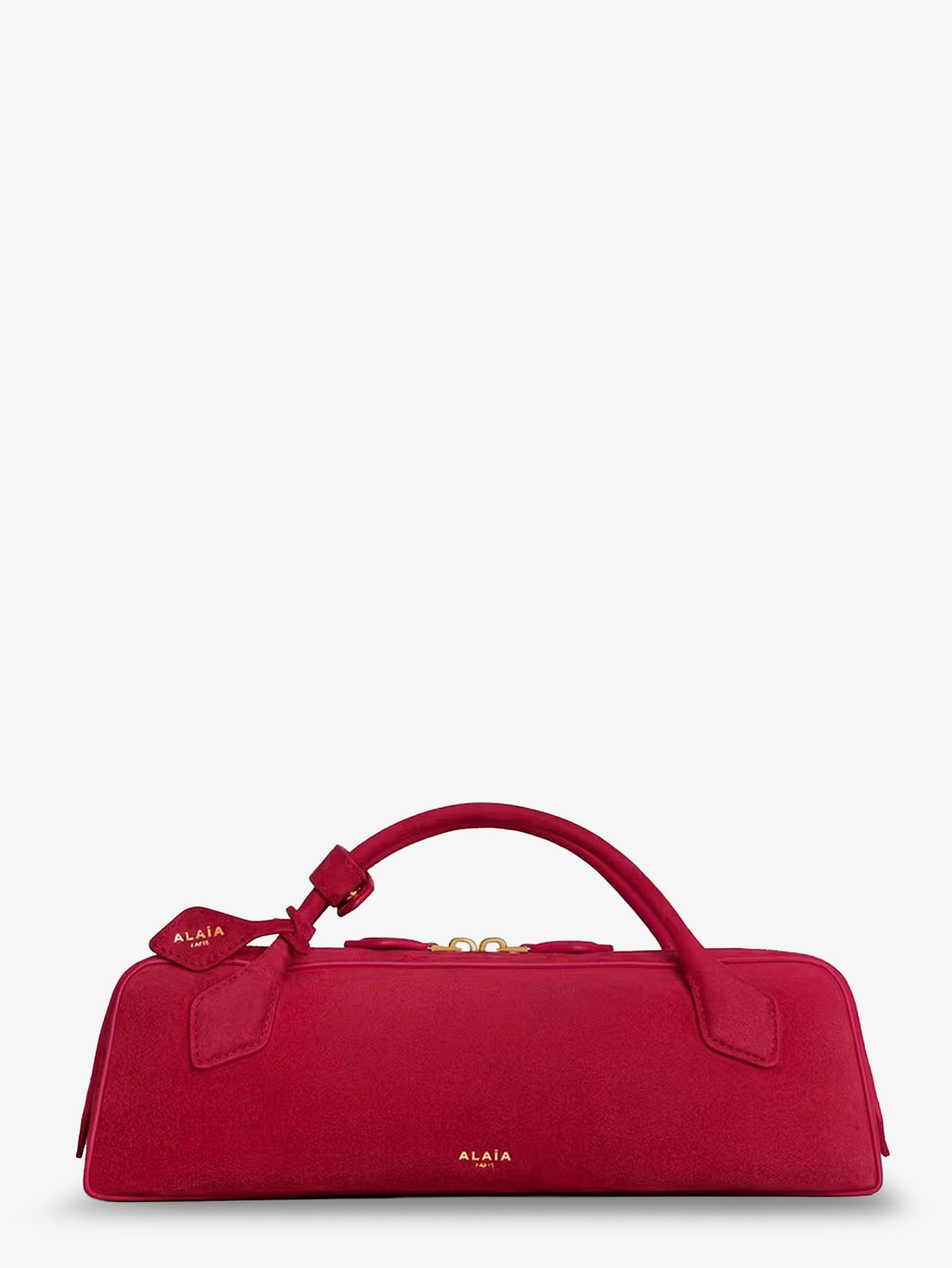 Alaïa Teckel Clutch Suede Handbag