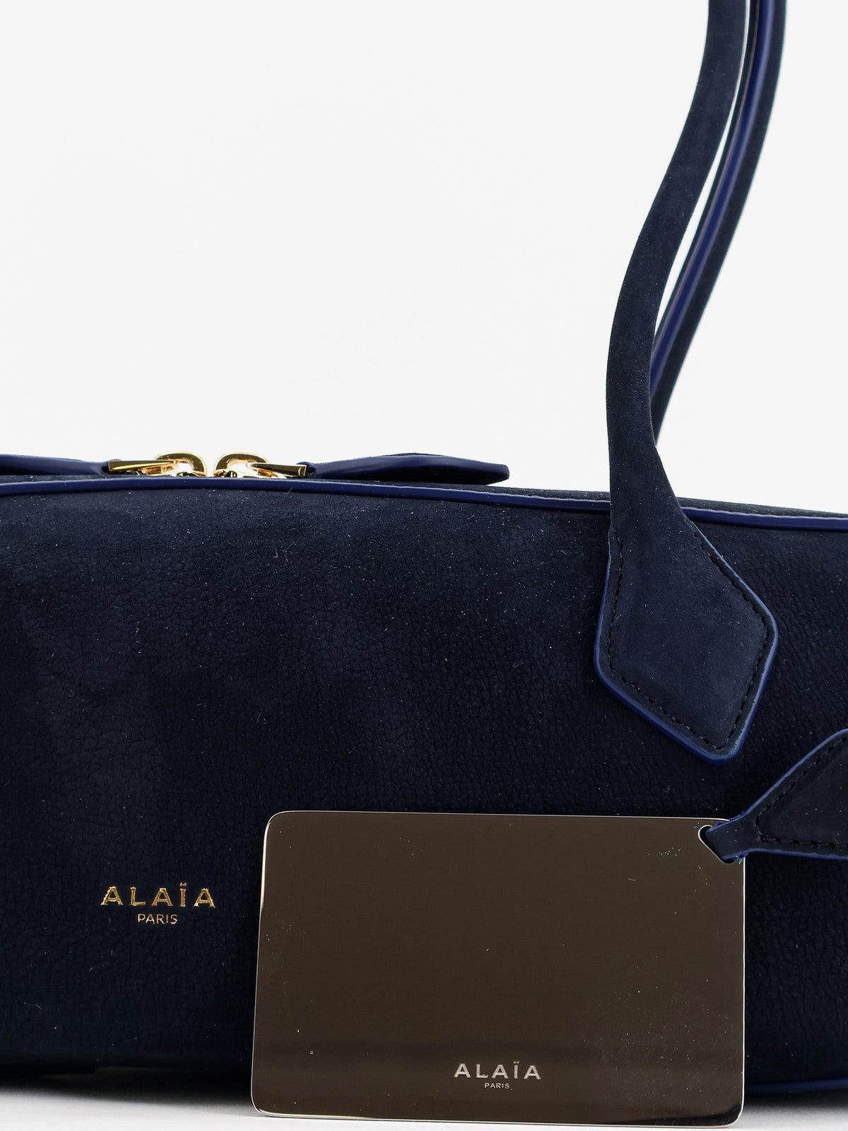 Alaïa Teckel Medium Suede Shoulder Bag