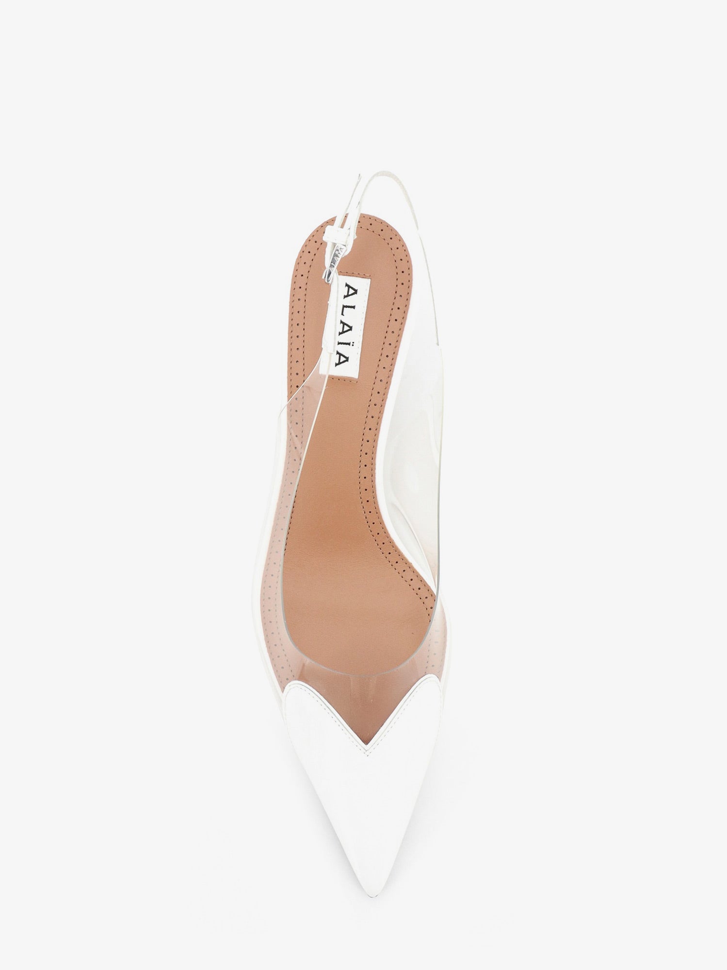 Alaïa Le Coeur Slingback Pvc And Leather Pumps