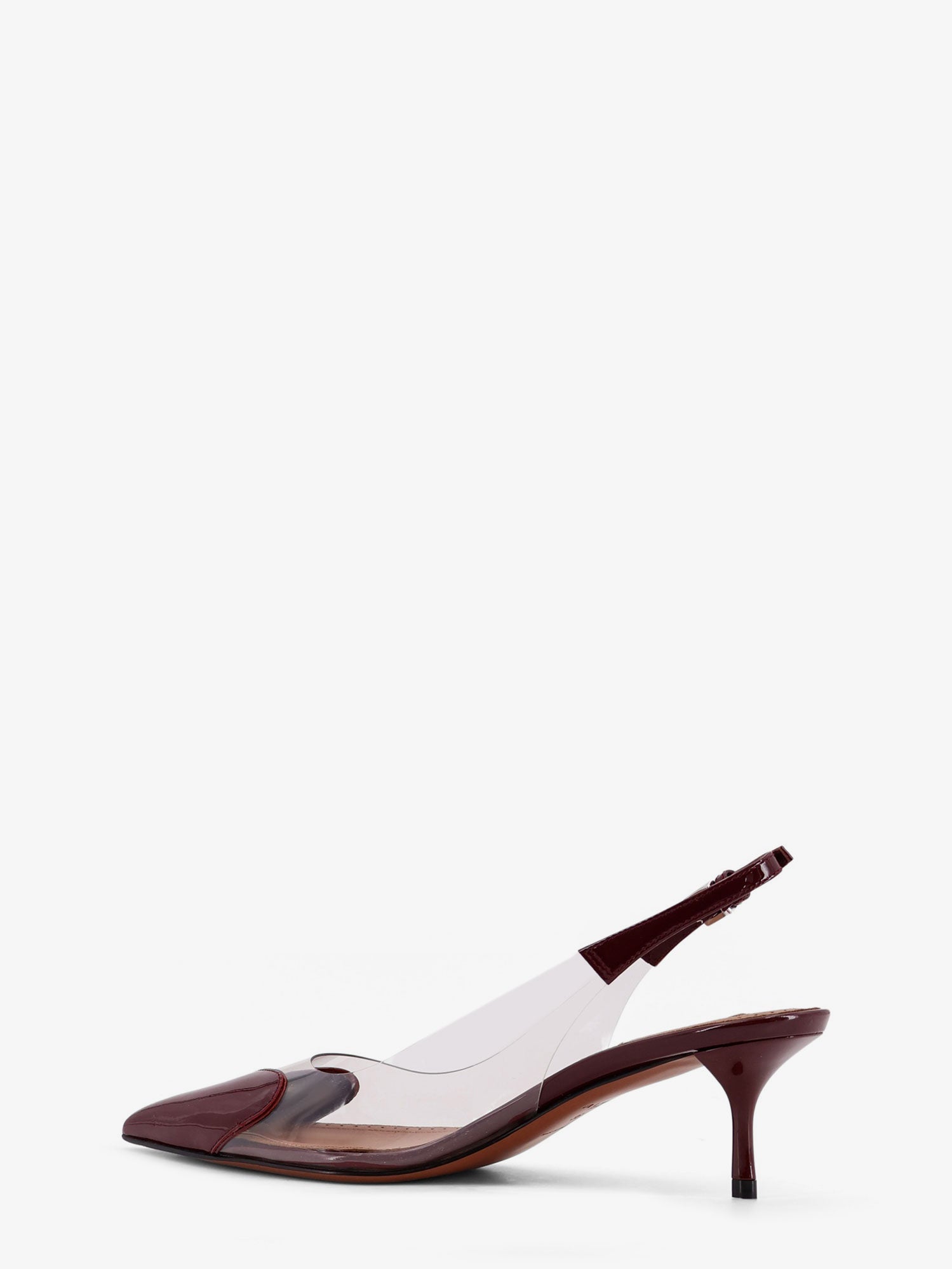 Alaïa Le Coeur Pvc And Leather Slingback Décolleté